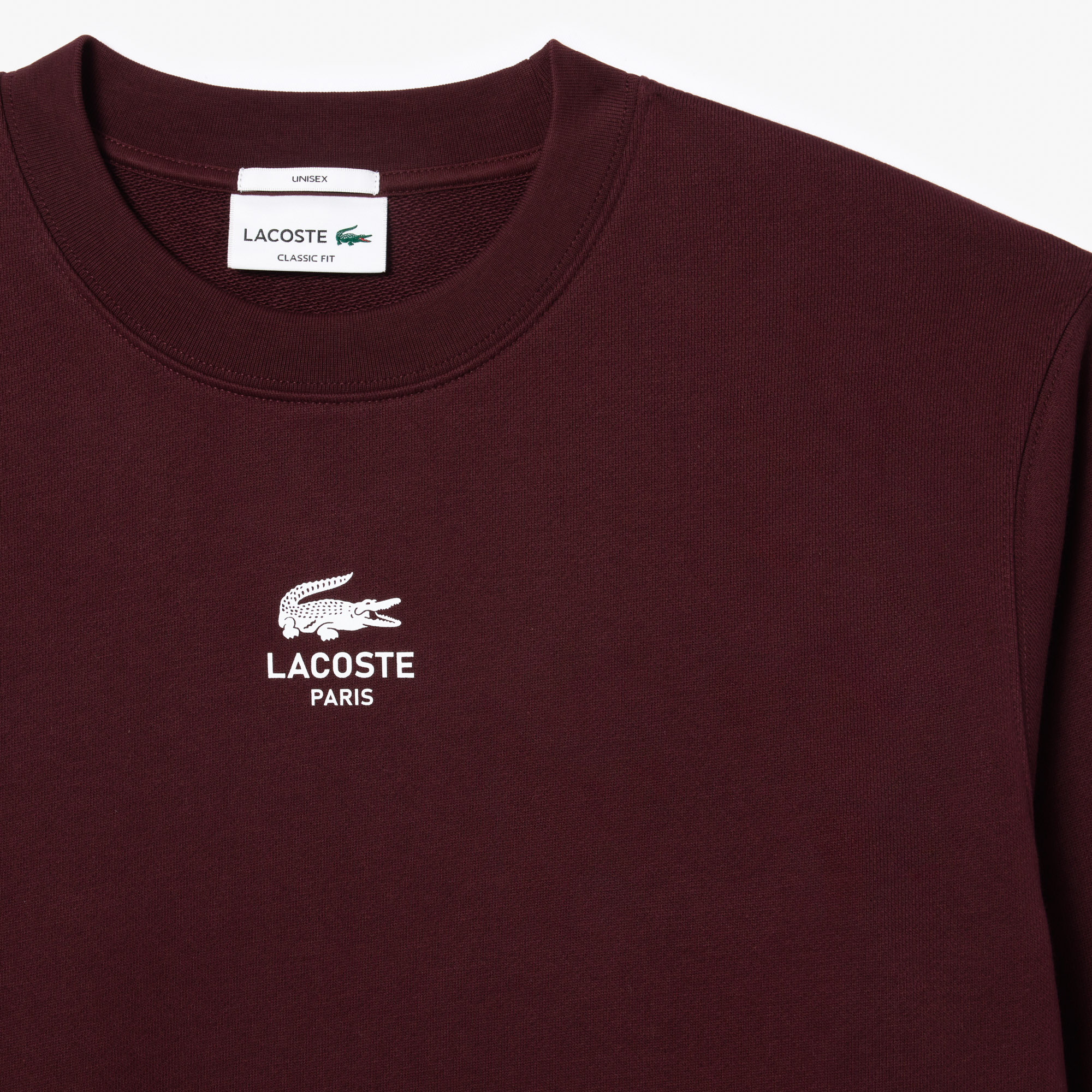 Áo Nỉ Lacoste Unisex Chất Liệu Fleece