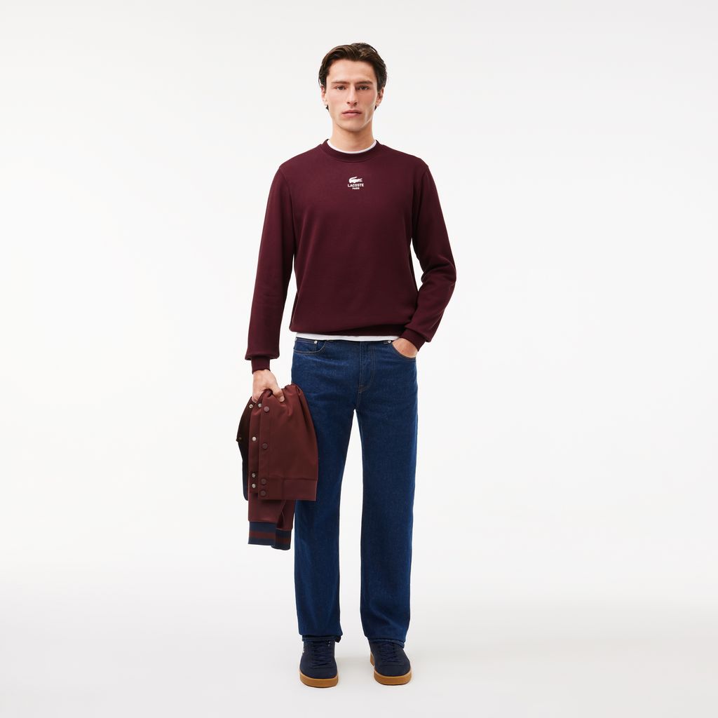 Áo Nỉ Lacoste Unisex Chất Liệu Fleece