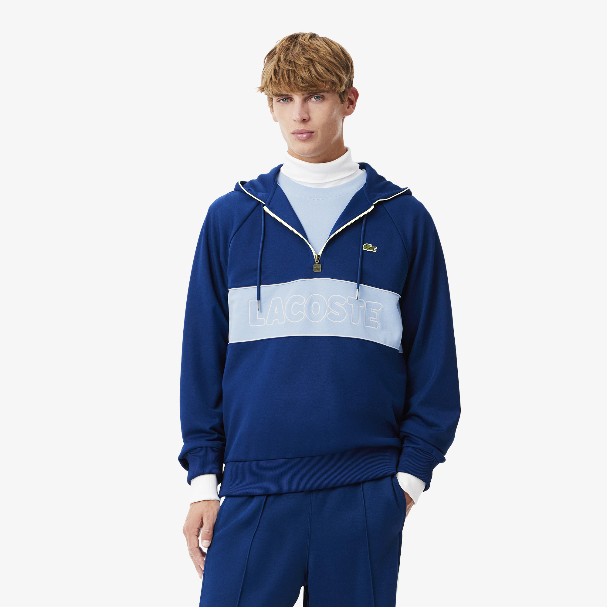 Áo Nỉ Lacoste Nam Paris Dáng Rộng