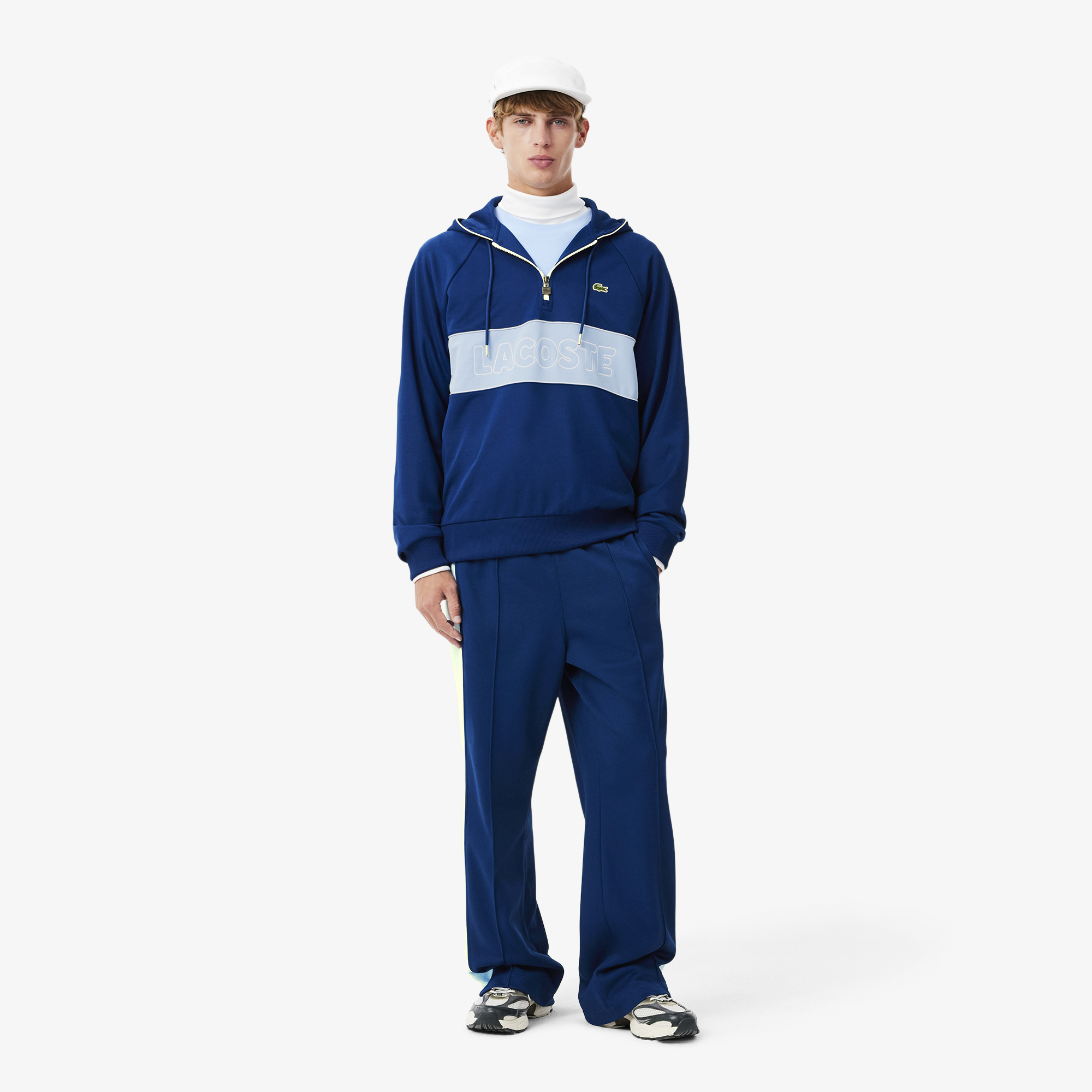 Áo Nỉ Lacoste Nam Paris Dáng Rộng