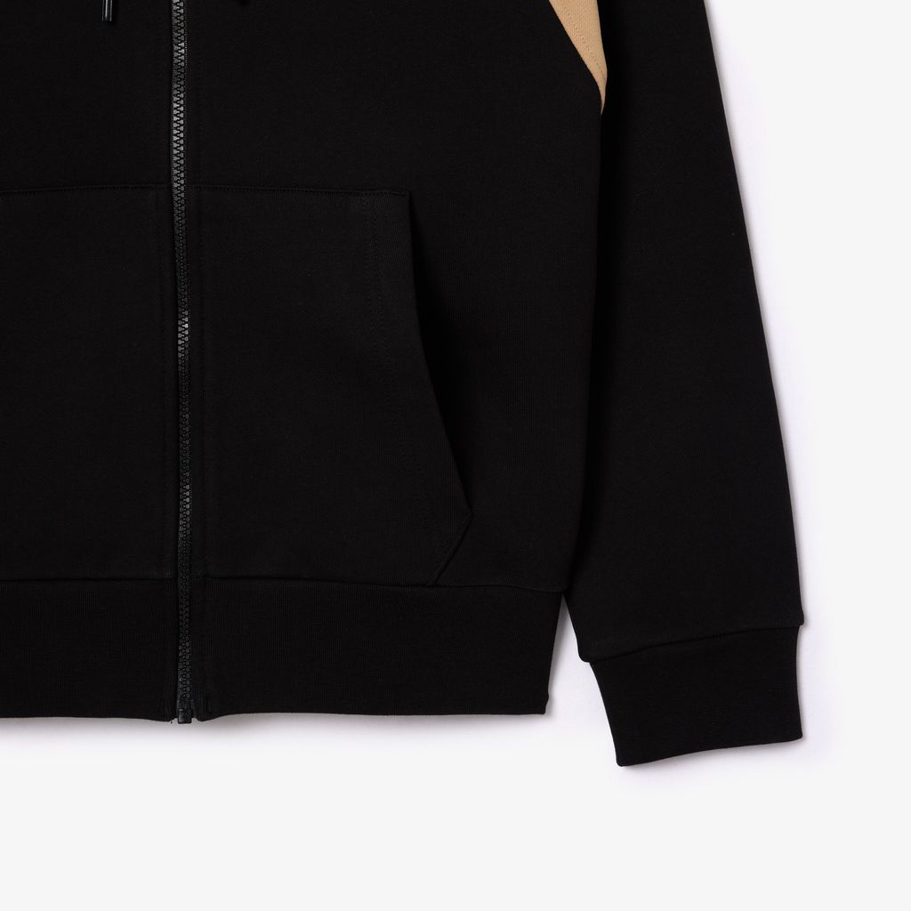 Áo Hoodie Lacoste Nam Colourblock Có Khóa Kéo