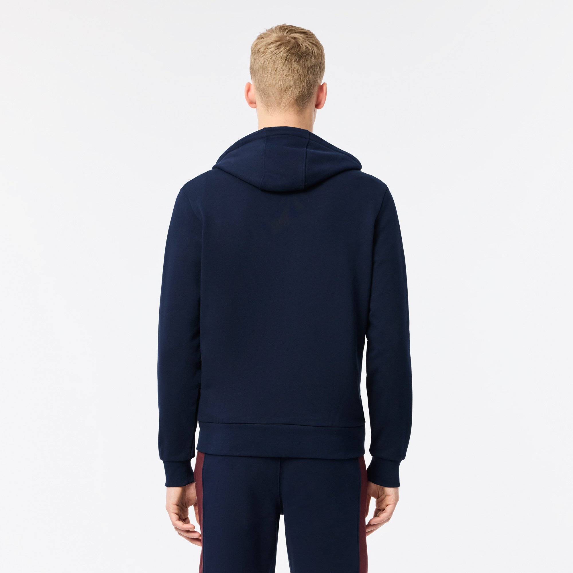 Áo Hoodie Lacoste Nam Colourblock Có Khóa Kéo