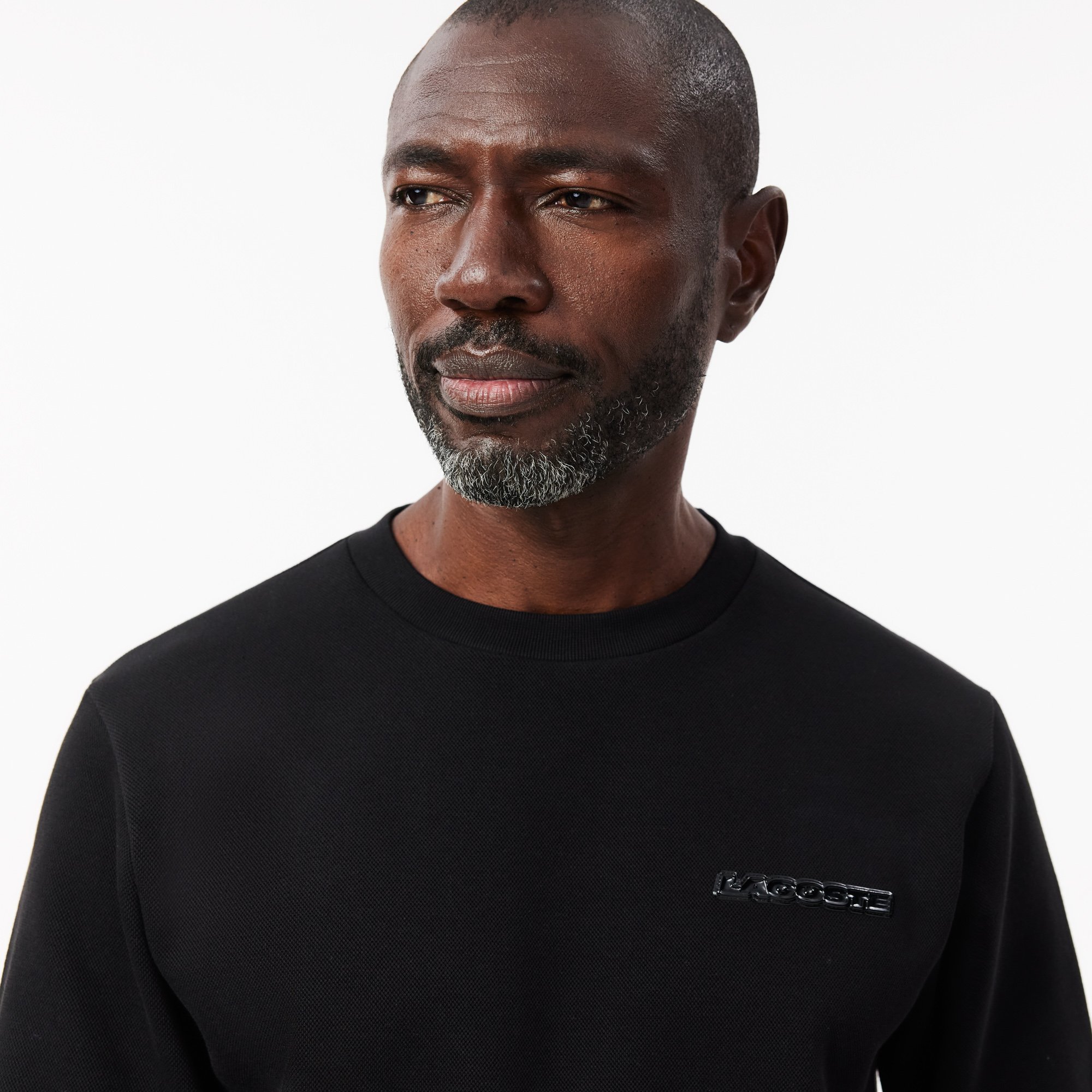 Áo Nỉ Lacoste Nam Huy Hiệu Piqué