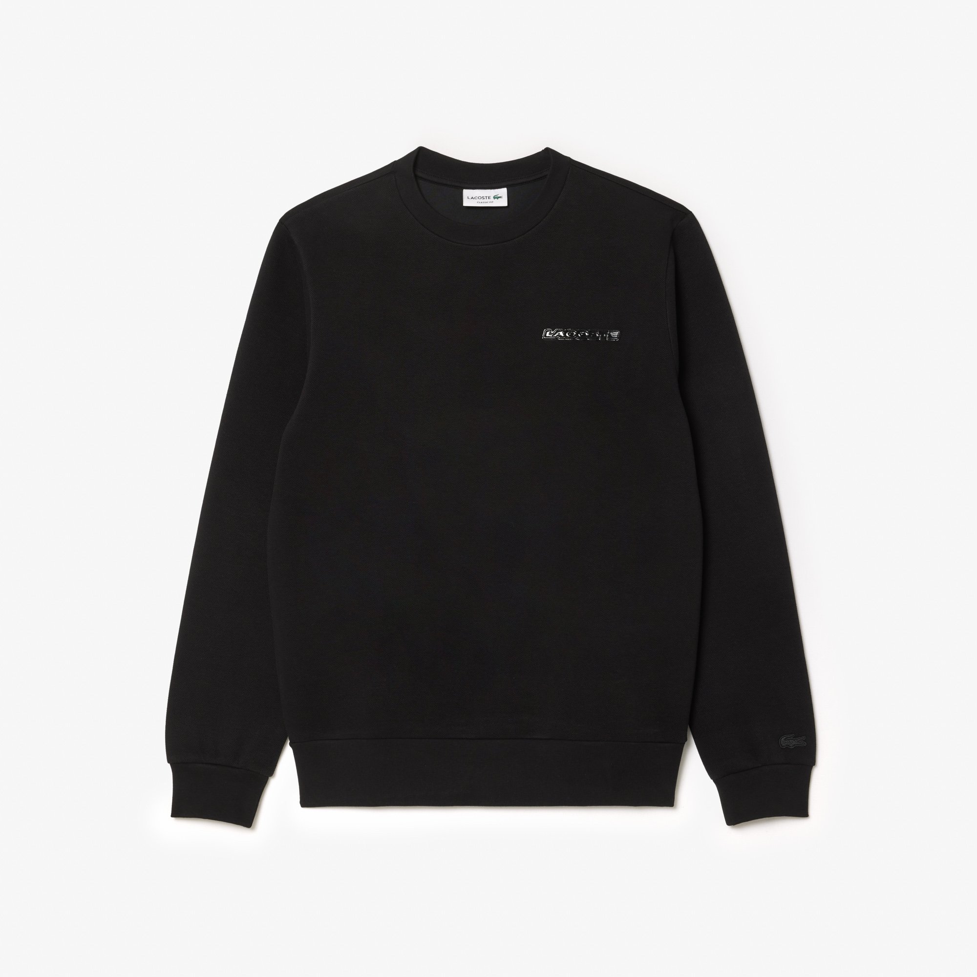 Áo Nỉ Lacoste Nam Huy Hiệu Piqué