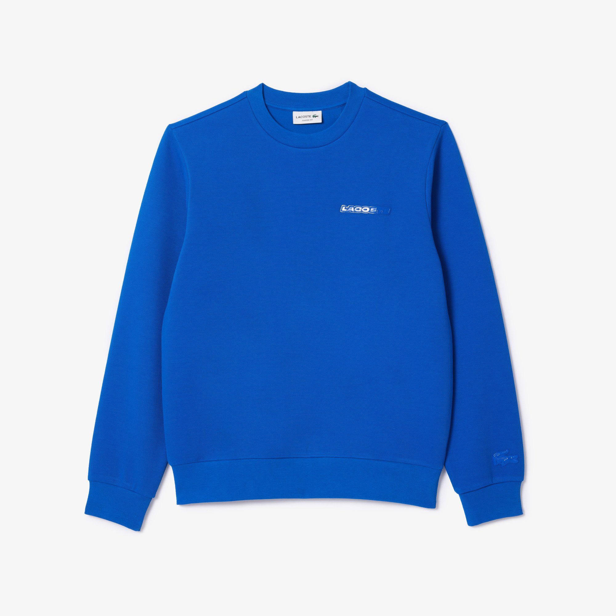 Áo Nỉ Lacoste Nam Huy Hiệu Piqué