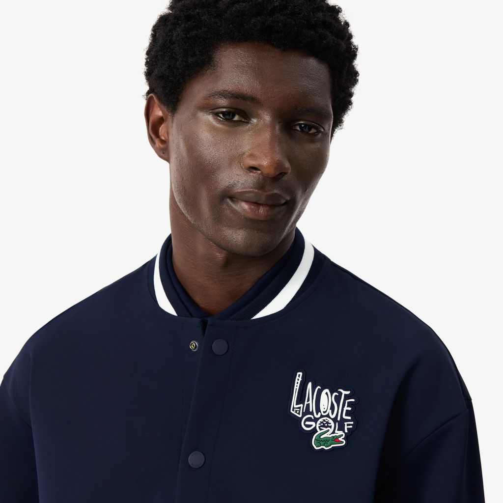 Áo Khoác Varsity Lacoste Nam Chống Thấm Nước