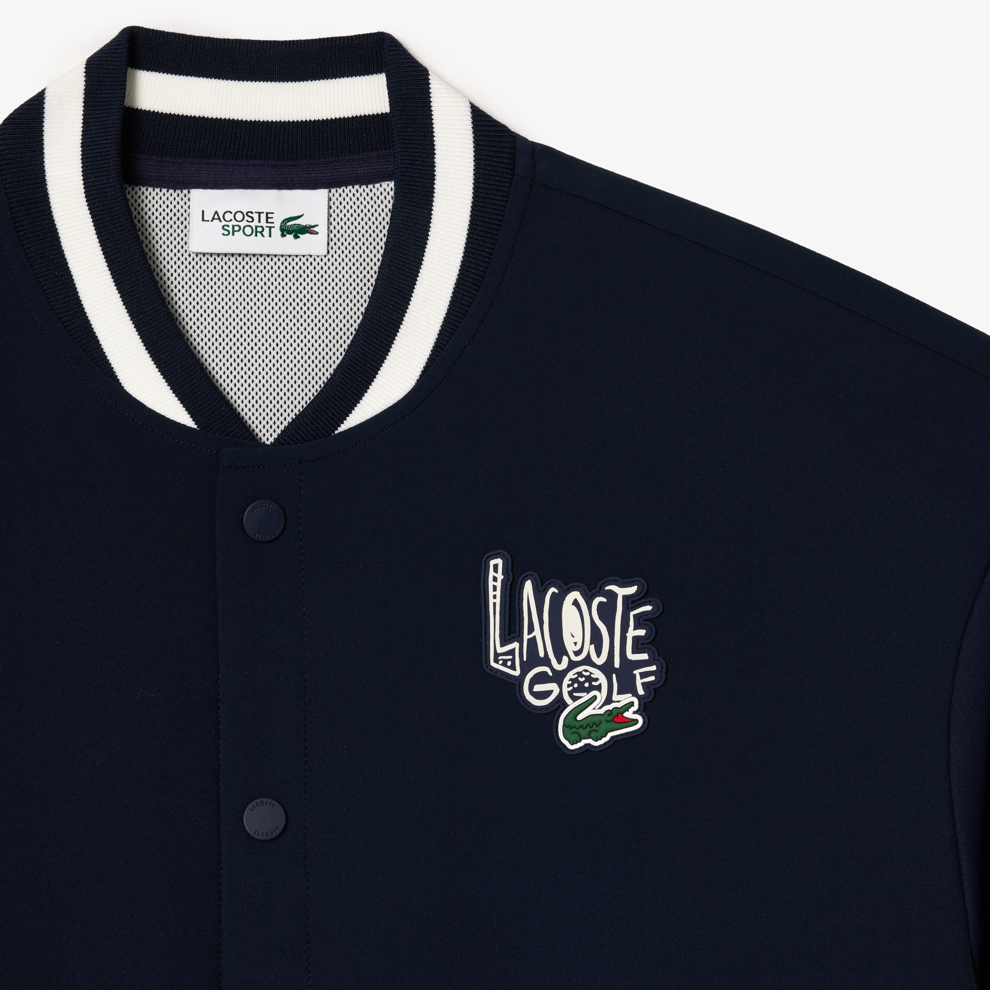 Áo Khoác Varsity Lacoste Nam Chống Thấm Nước