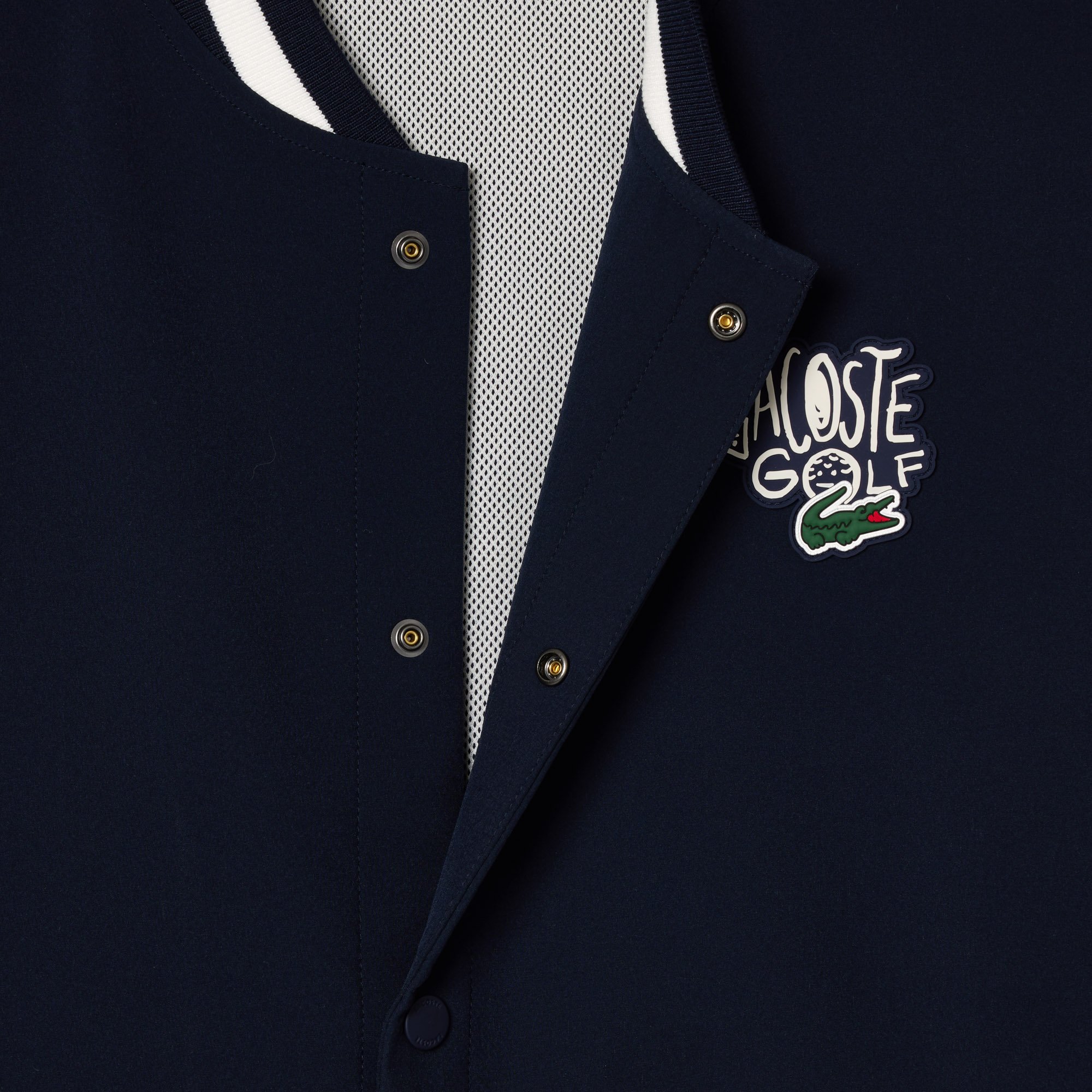 Áo Khoác Varsity Lacoste Nam Chống Thấm Nước