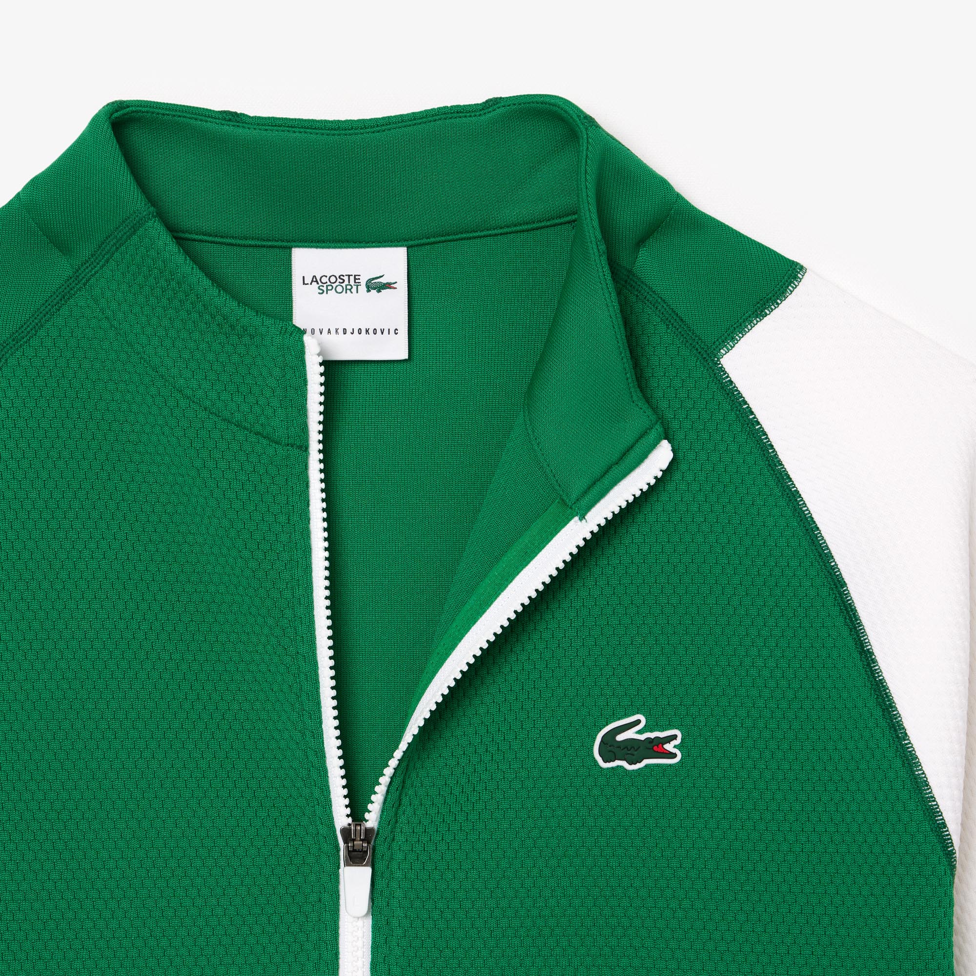 Áo Nỉ Tennis Lacoste Nam Lacoste X Novak Djokovic Chất Liệu Jacquard