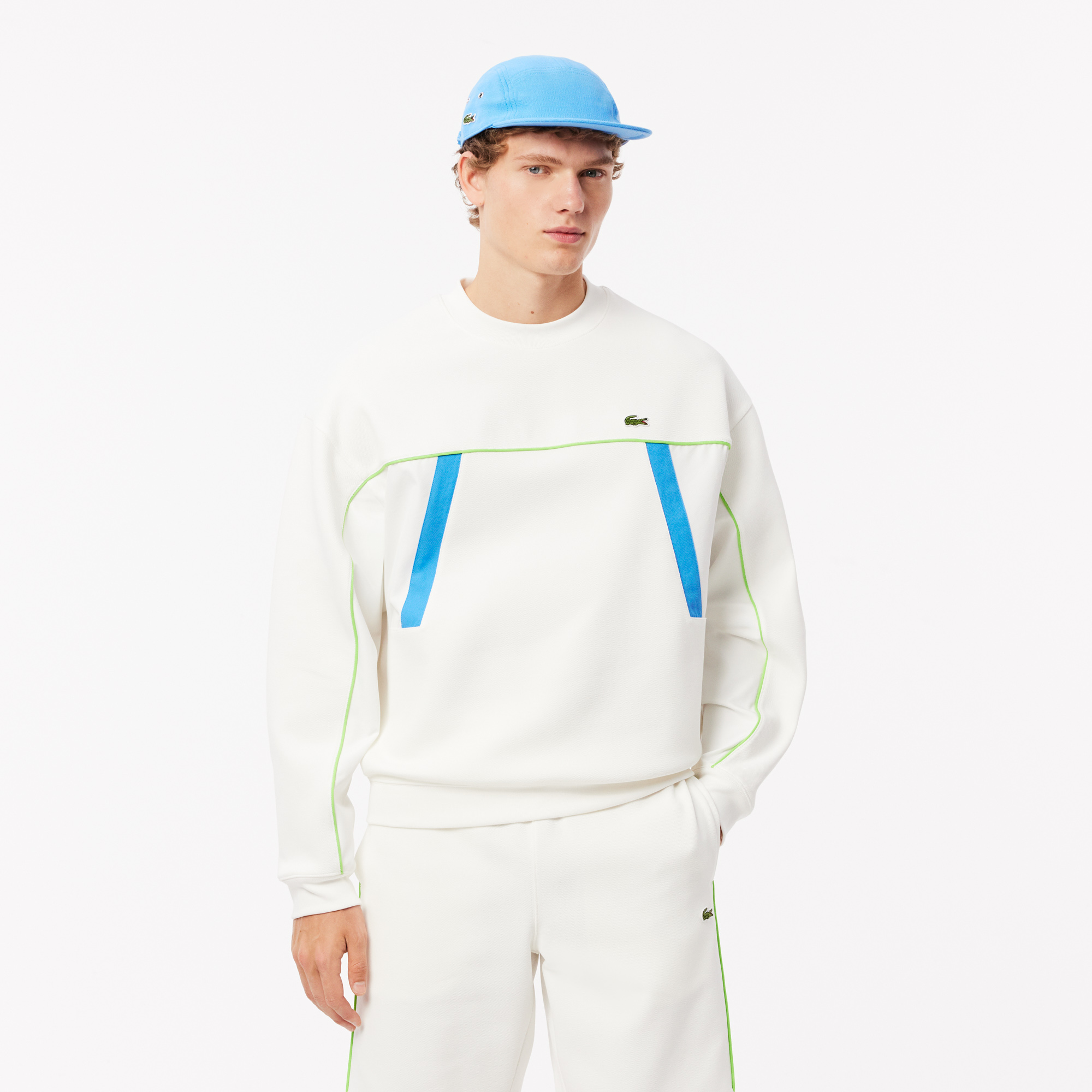 Áo Nỉ Lacoste Nam Dáng Rộng Chất Vải Piqué