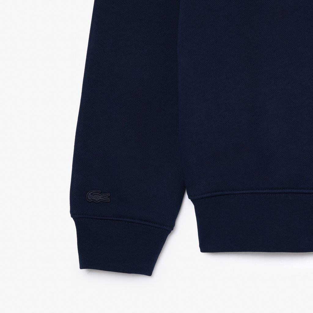 Áo Nỉ Lacoste Nam Cá Sấu Thêu Chất Liệu Fleece