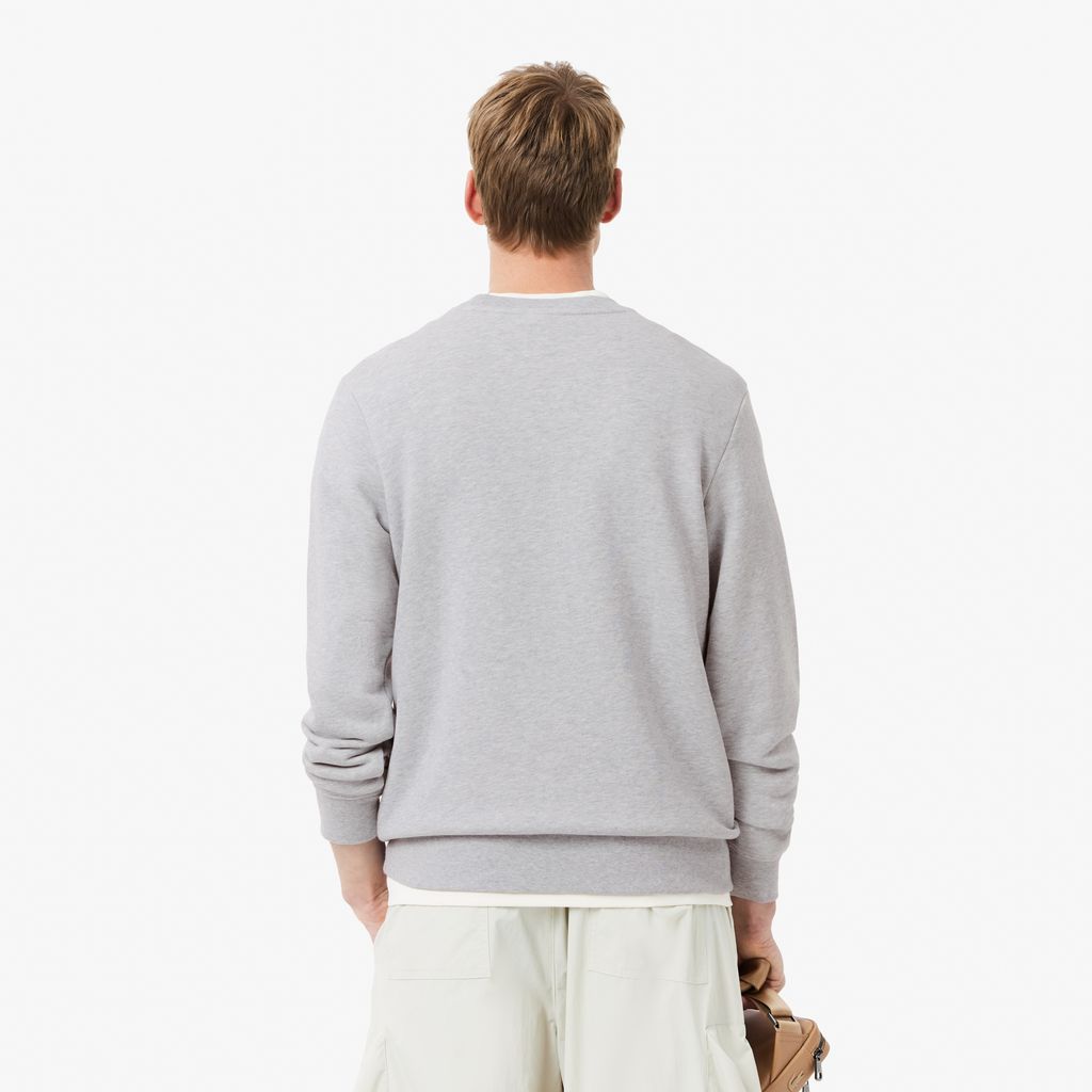 Áo Nỉ Lacoste Nam Cá Sấu Thêu Chất Liệu Fleece