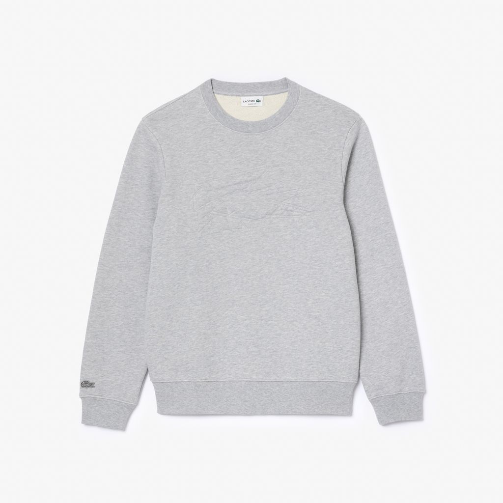 Áo Nỉ Lacoste Nam Cá Sấu Thêu Chất Liệu Fleece