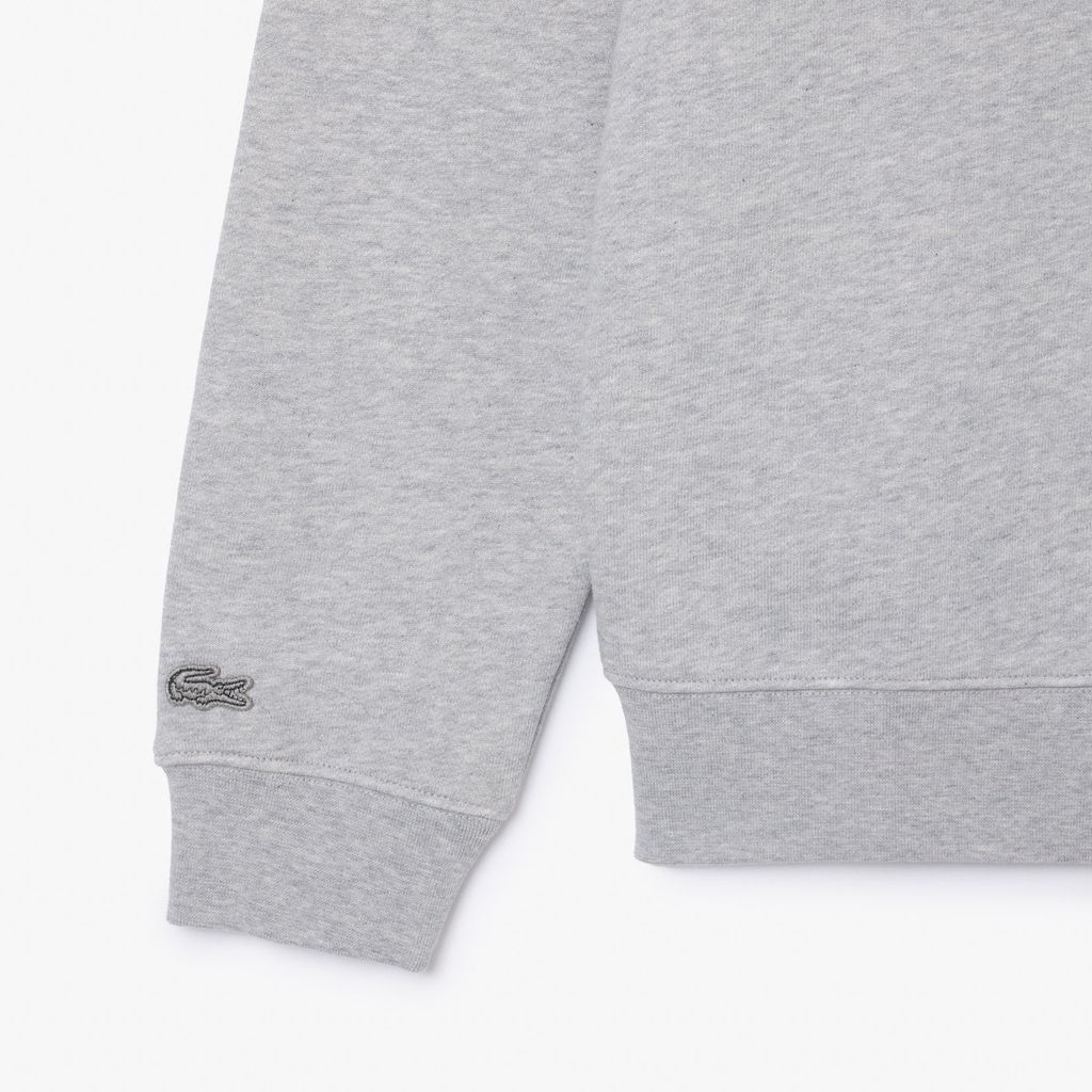 Áo Nỉ Lacoste Nam Cá Sấu Thêu Chất Liệu Fleece