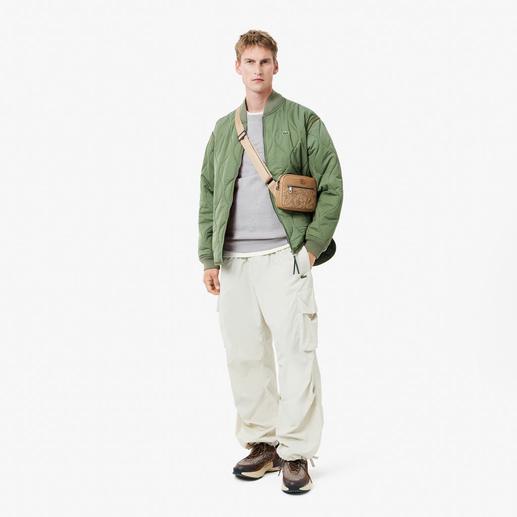 Áo Nỉ Lacoste Nam Cá Sấu Thêu Chất Liệu Fleece