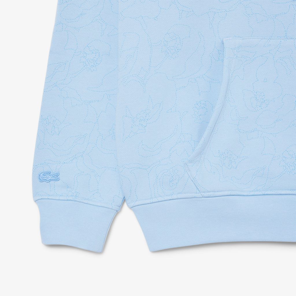 Áo Nỉ Lacoste Nam Dáng Rộng In Họa Tiết
