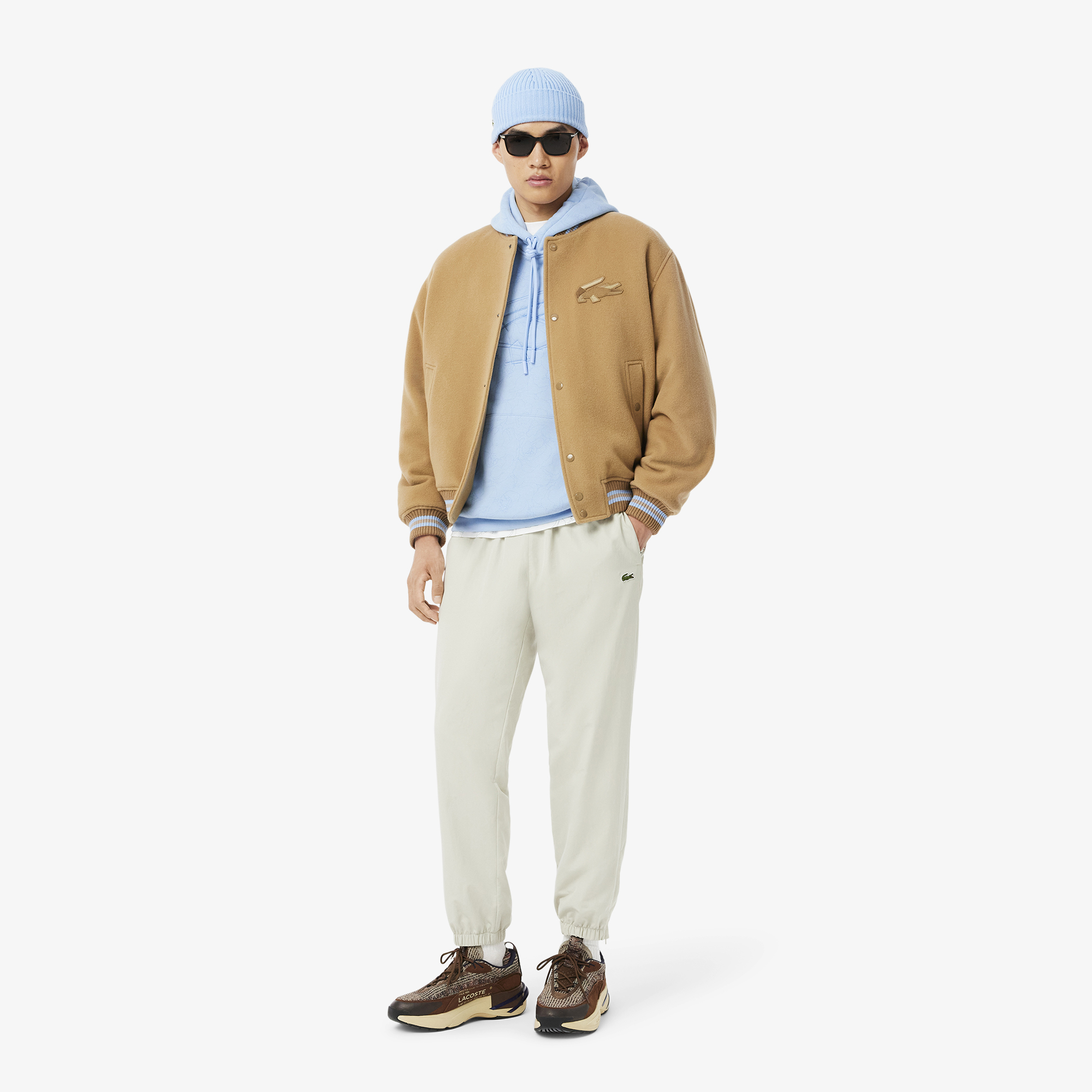 Áo Nỉ Lacoste Nam Dáng Rộng In Họa Tiết