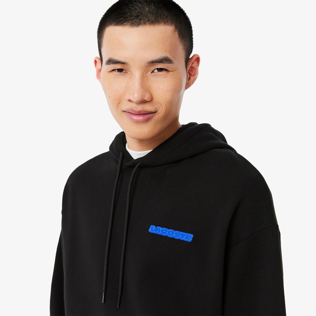 Áo Nỉ Lacoste Nam Dáng Rộng Họa Tiết In