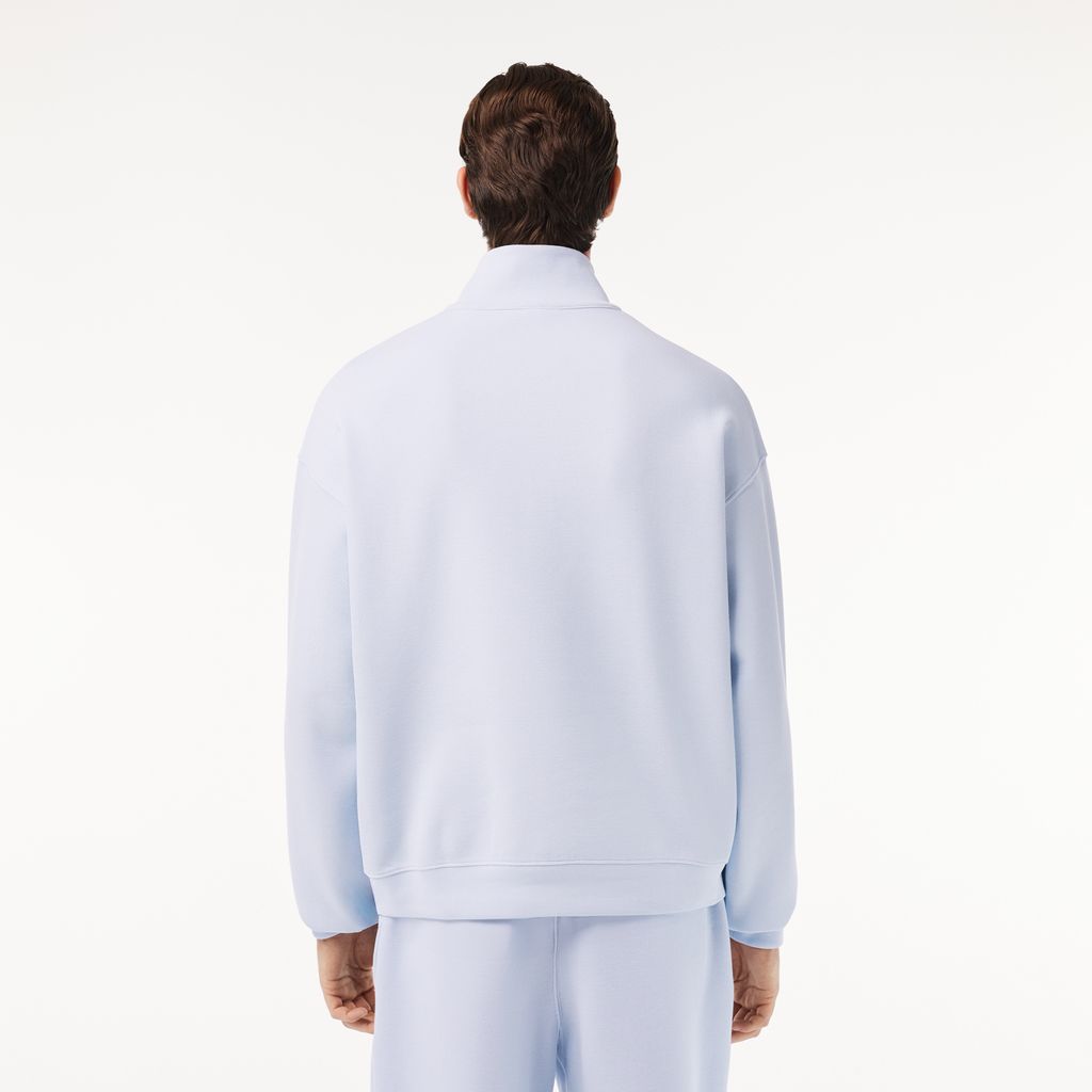 Áo Nỉ Lacoste Nam Piqué Dáng Suông Có Khóa Kéo Ở Cổ