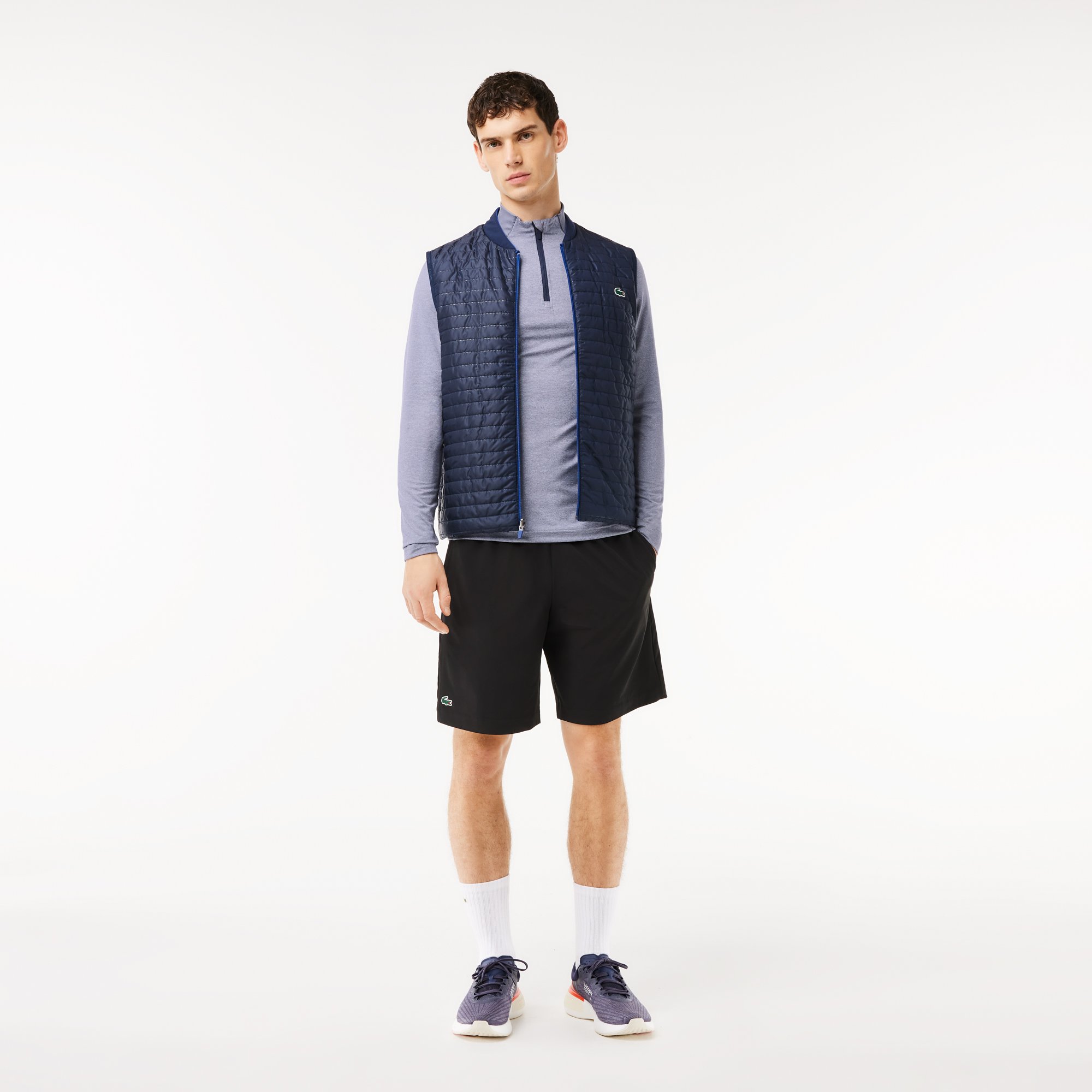 Áo Nỉ Thể Thao Lacoste Nam Công Nghệ Ultra-Dry Chất Liệu Co Giãn
