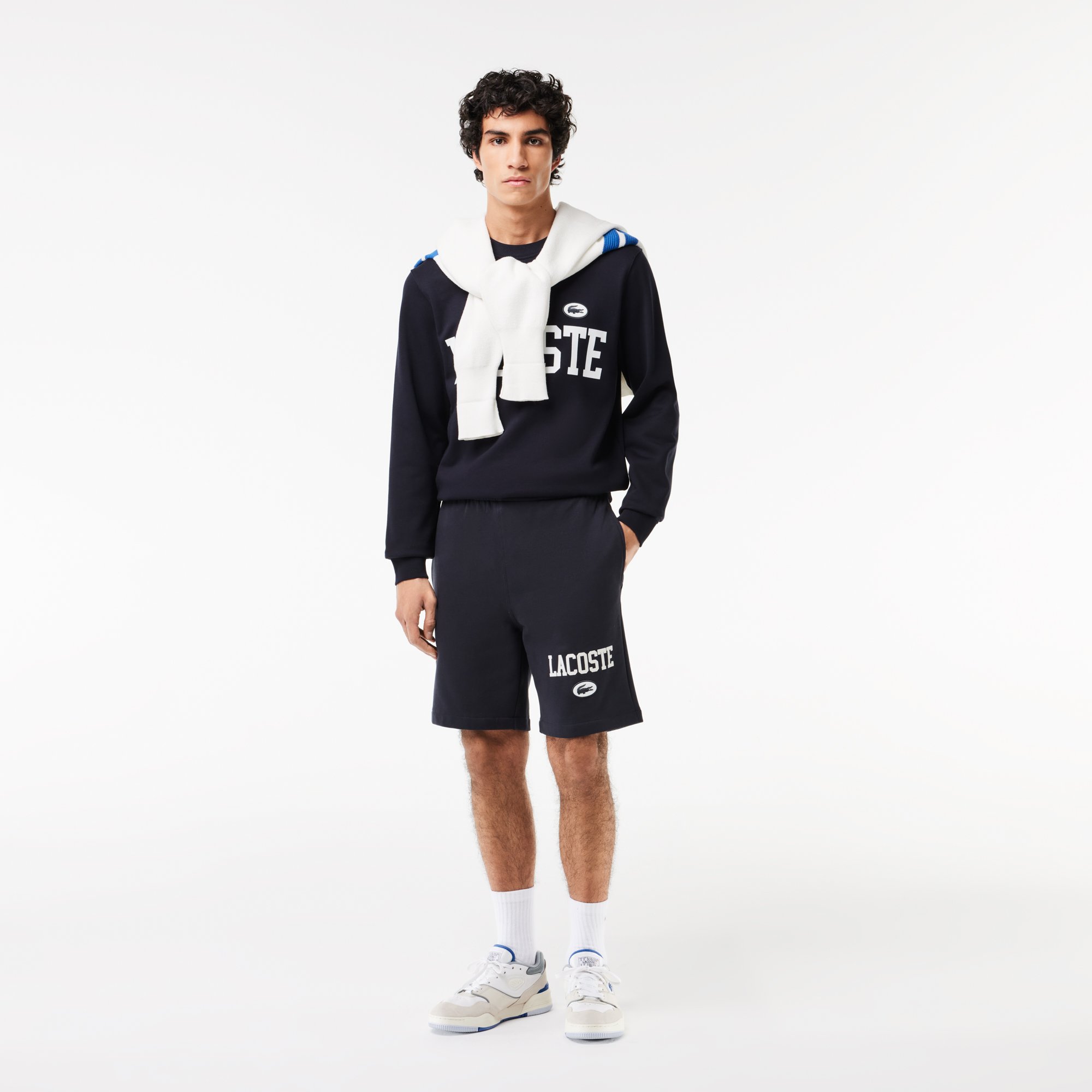 Áo Nỉ Lacoste Nam Chất Liệu Fleece