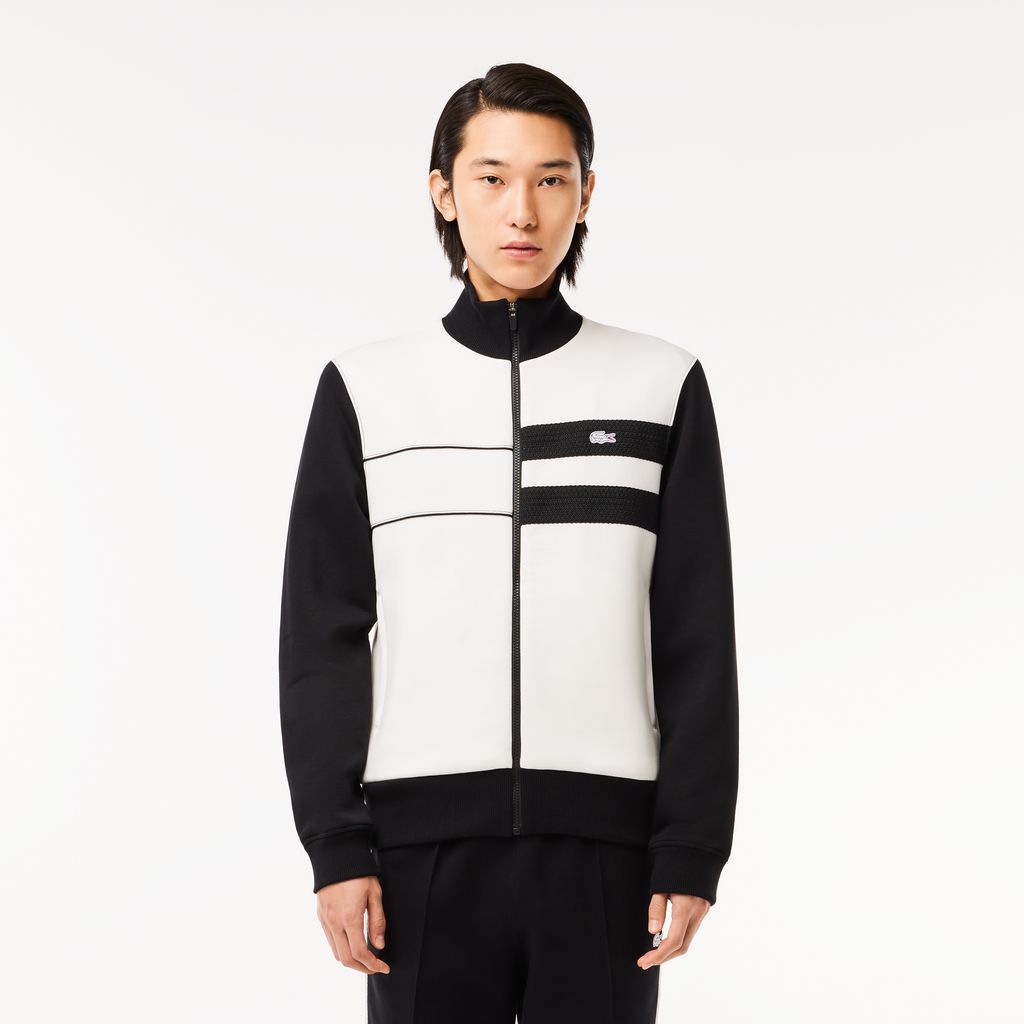 Áo Nỉ Lacoste Nam Paris Có Khóa Kéo Sản Xuất Tại Pháp