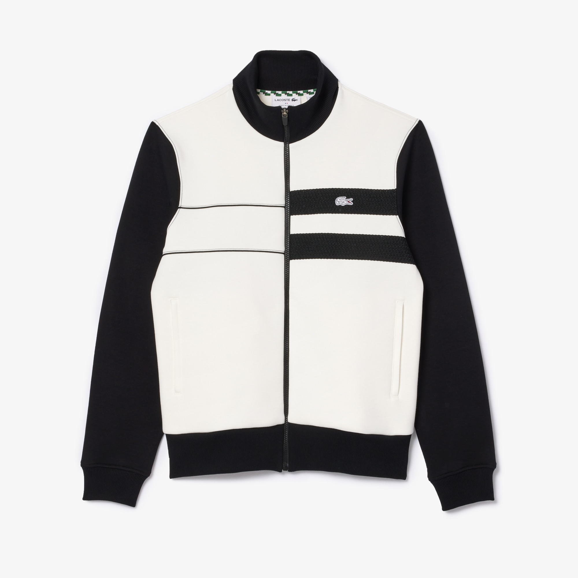 Áo Nỉ Lacoste Nam Paris Có Khóa Kéo Sản Xuất Tại Pháp