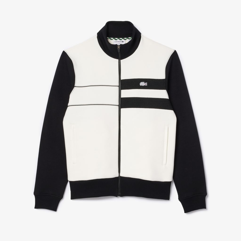 Áo Nỉ Lacoste Nam Paris Có Khóa Kéo Sản Xuất Tại Pháp