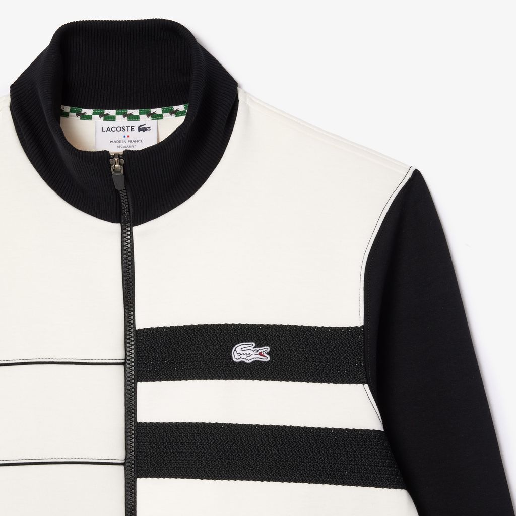 Áo Nỉ Lacoste Nam Paris Có Khóa Kéo Sản Xuất Tại Pháp