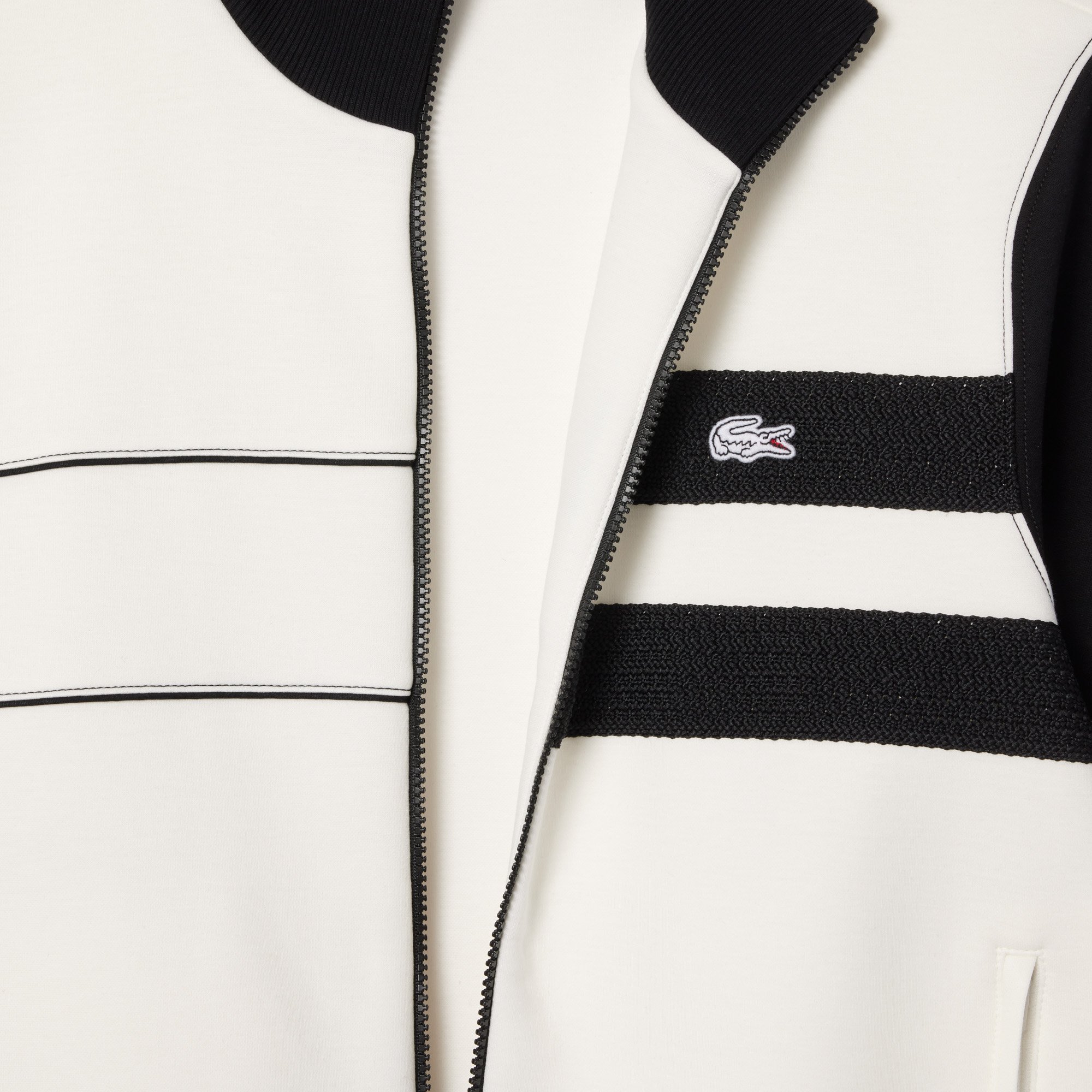 Áo Nỉ Lacoste Nam Paris Có Khóa Kéo Sản Xuất Tại Pháp