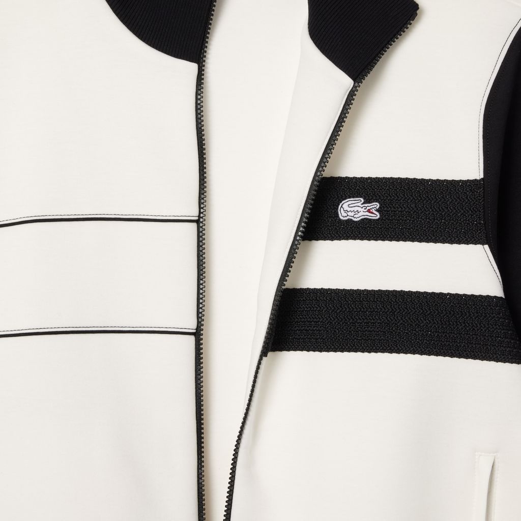Áo Nỉ Lacoste Nam Paris Có Khóa Kéo Sản Xuất Tại Pháp