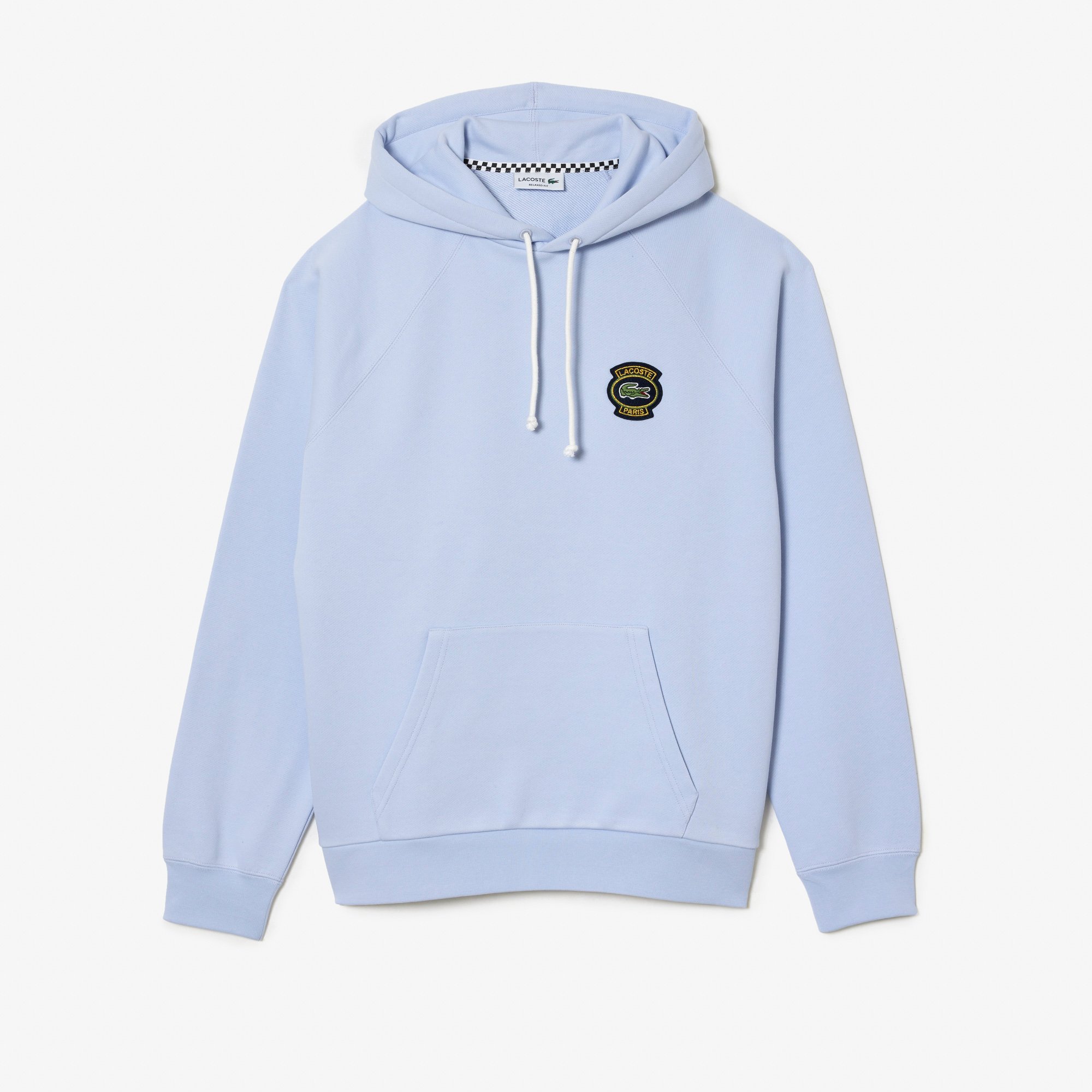 Áo Hoodie Lacoste Nam Dáng Rộng Chất Liệu Fleece