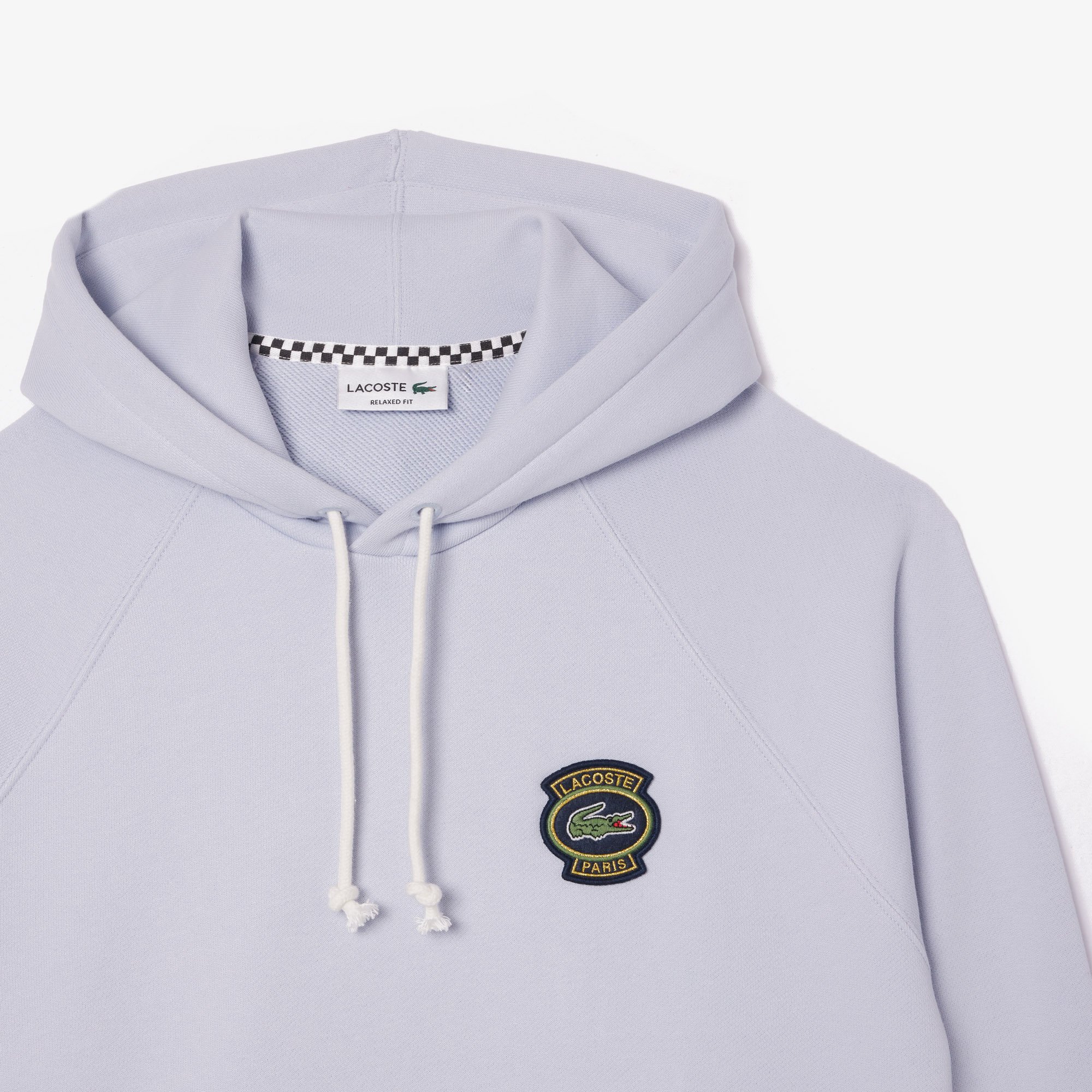 Áo Hoodie Lacoste Nam Dáng Rộng Chất Liệu Fleece