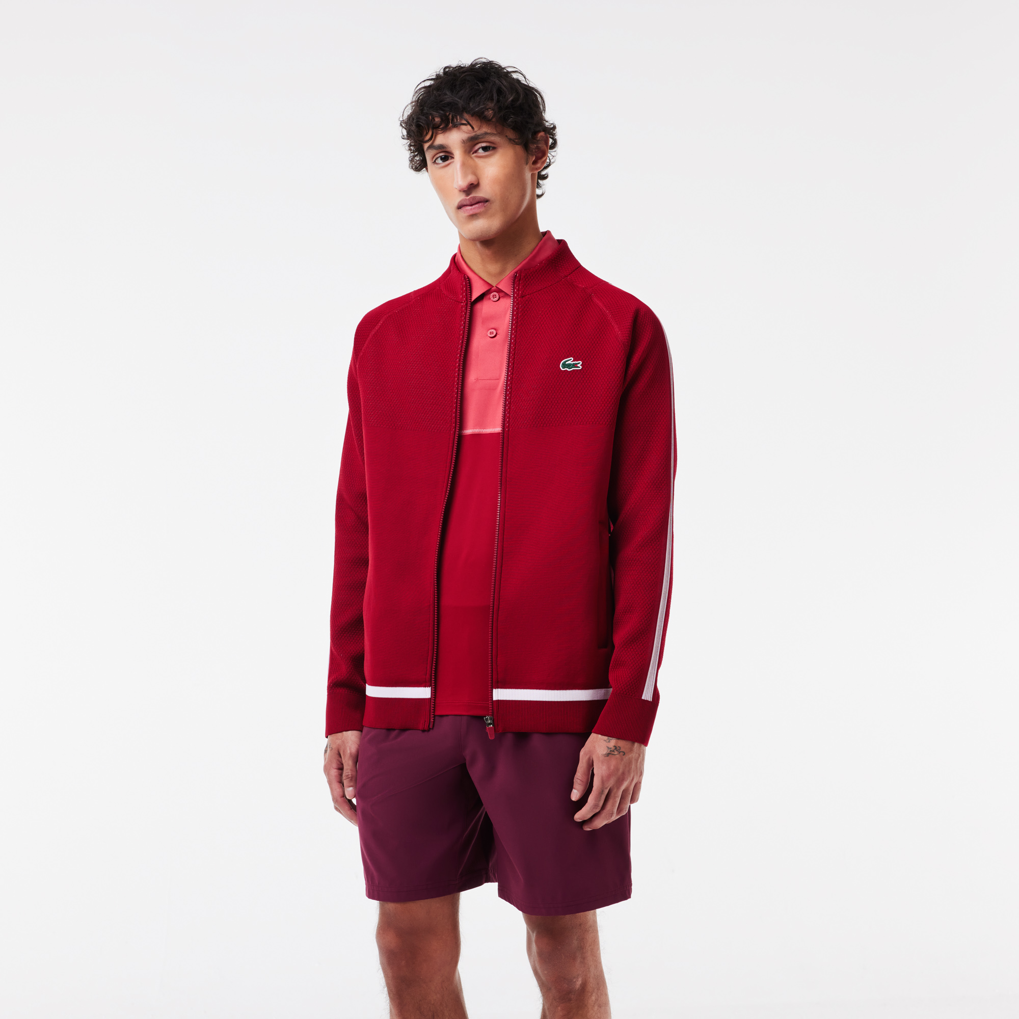 Áo Nỉ Tennis Lacoste Nam x Novak Djokovic