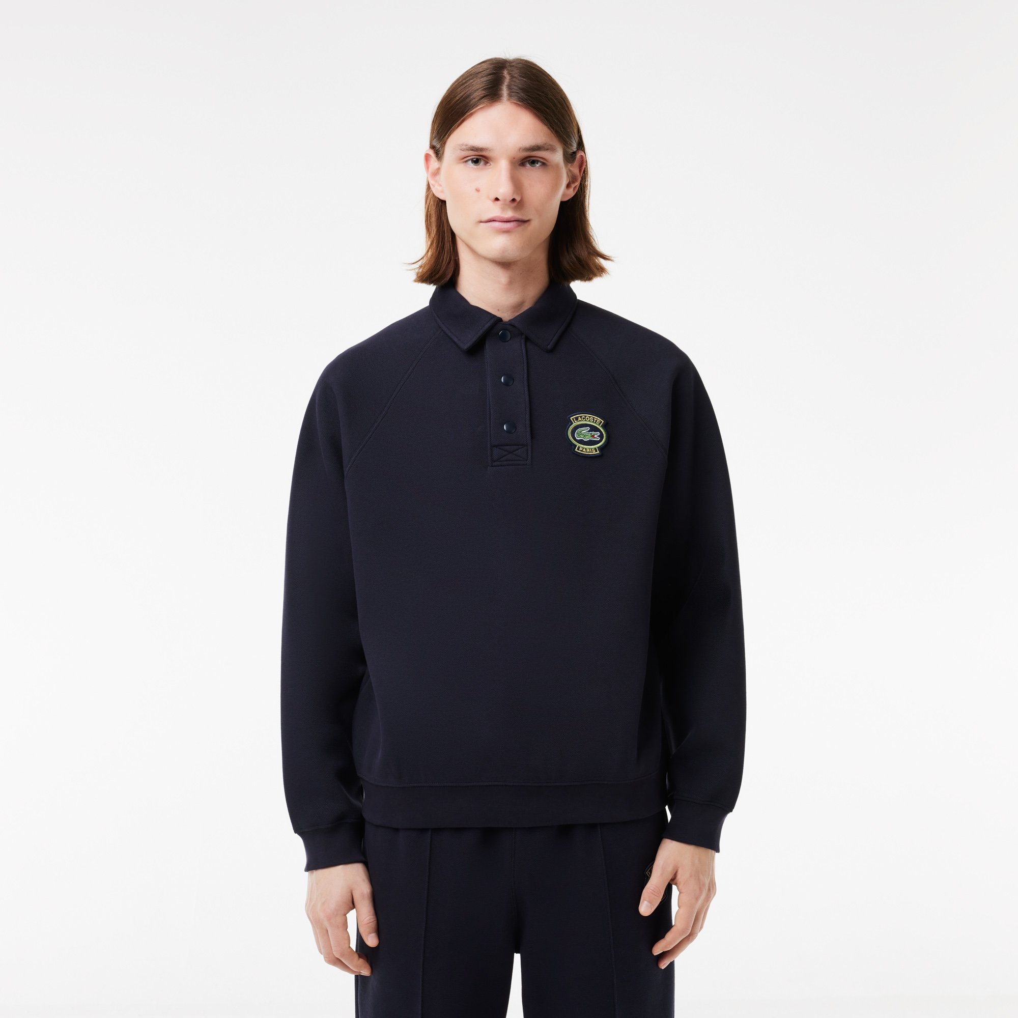 Áo Nỉ Lacoste Nam Piqué Dáng Rộng