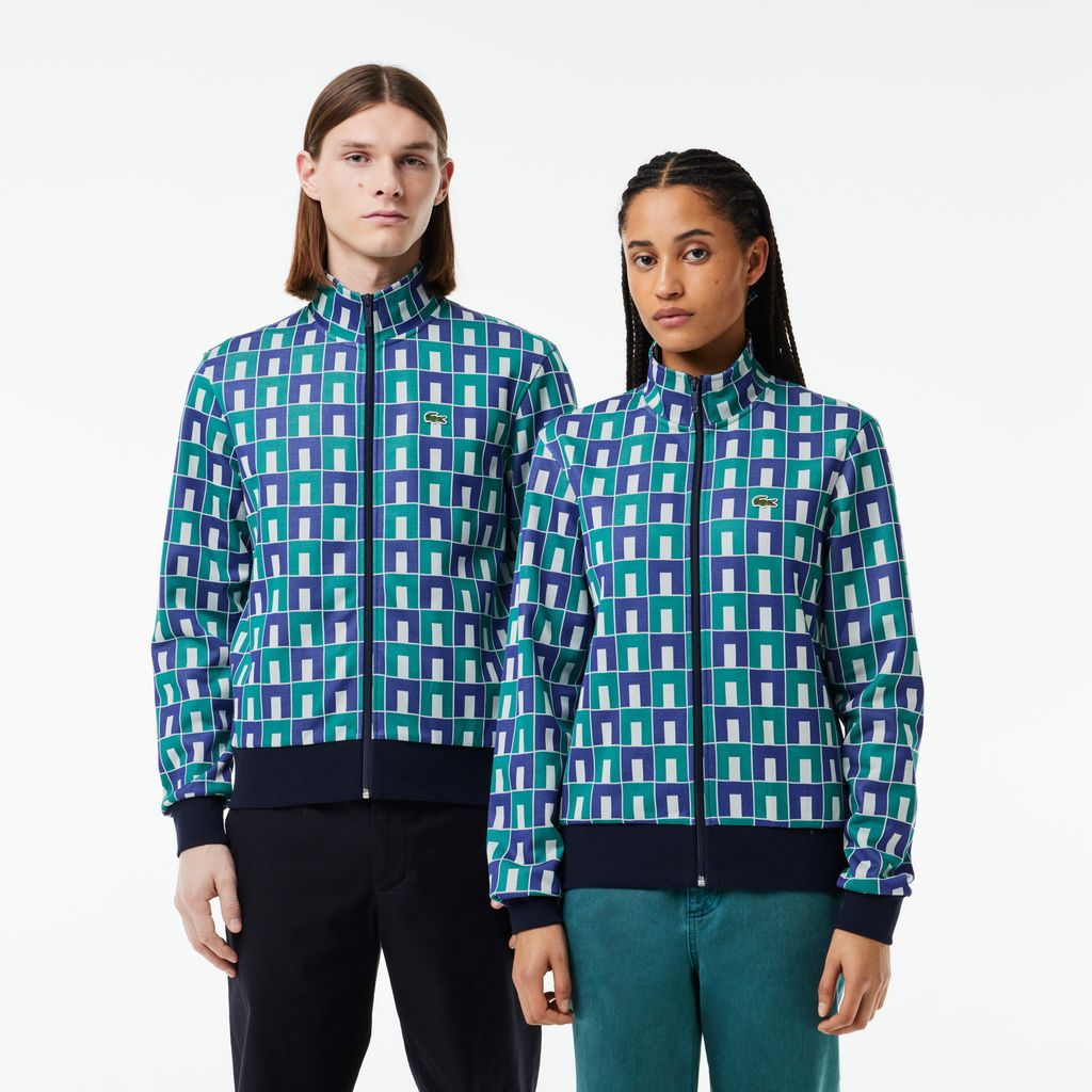 Áo Nỉ Lacoste Unisex Họa Tiết Chất Liệu Jacquard