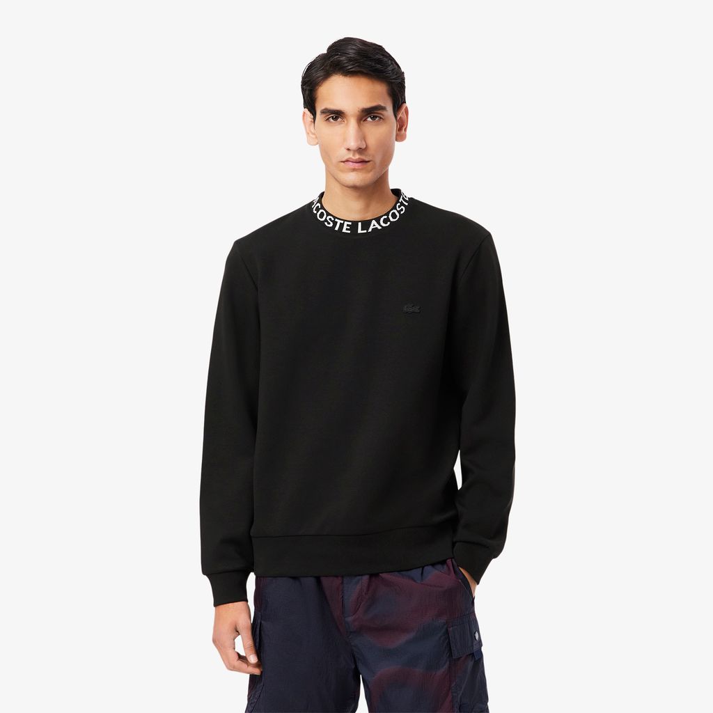 Áo Nỉ Lacoste Nam Chất Liệu Jersey Có Logo Jacquard