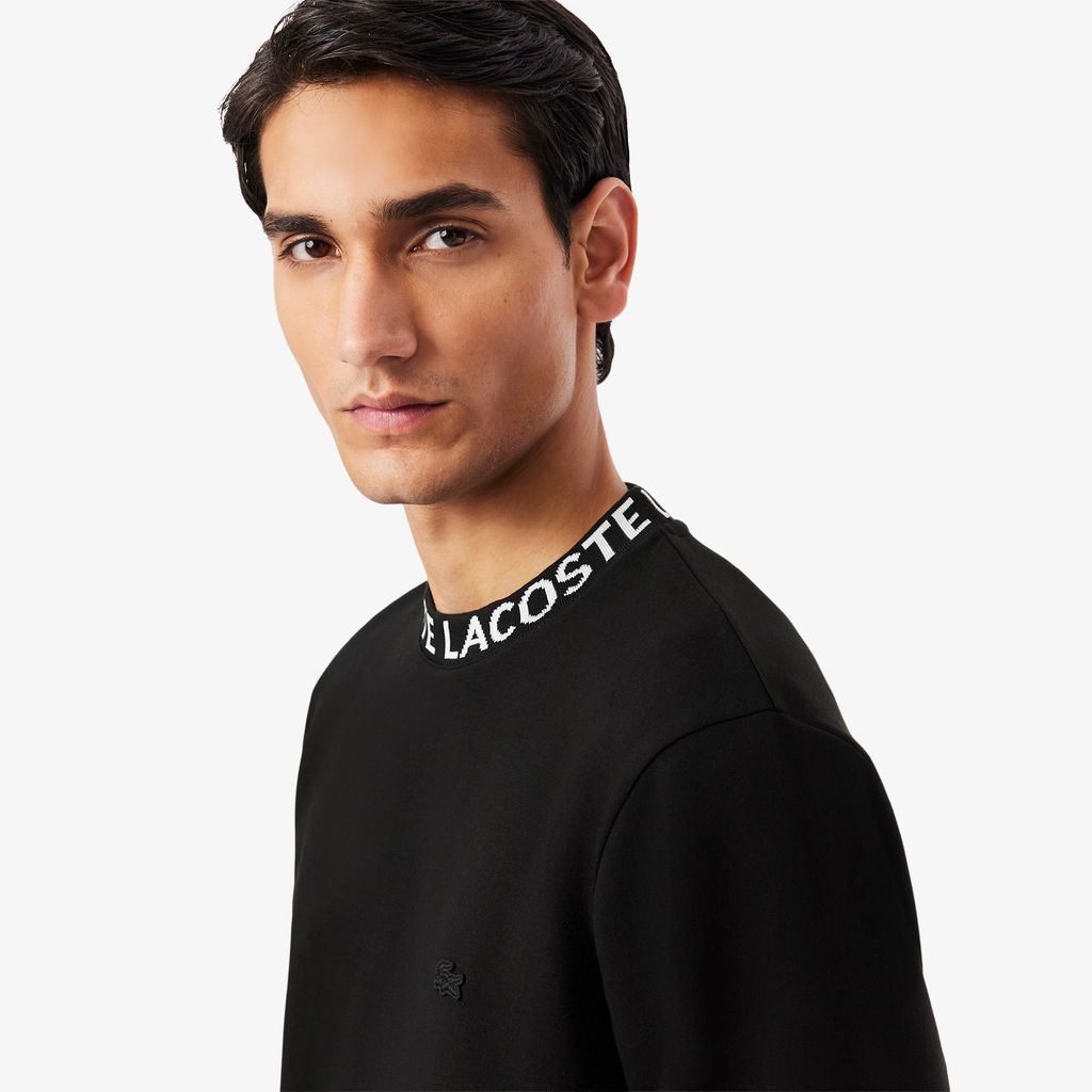 Áo Nỉ Lacoste Nam Chất Liệu Jersey Có Logo Jacquard