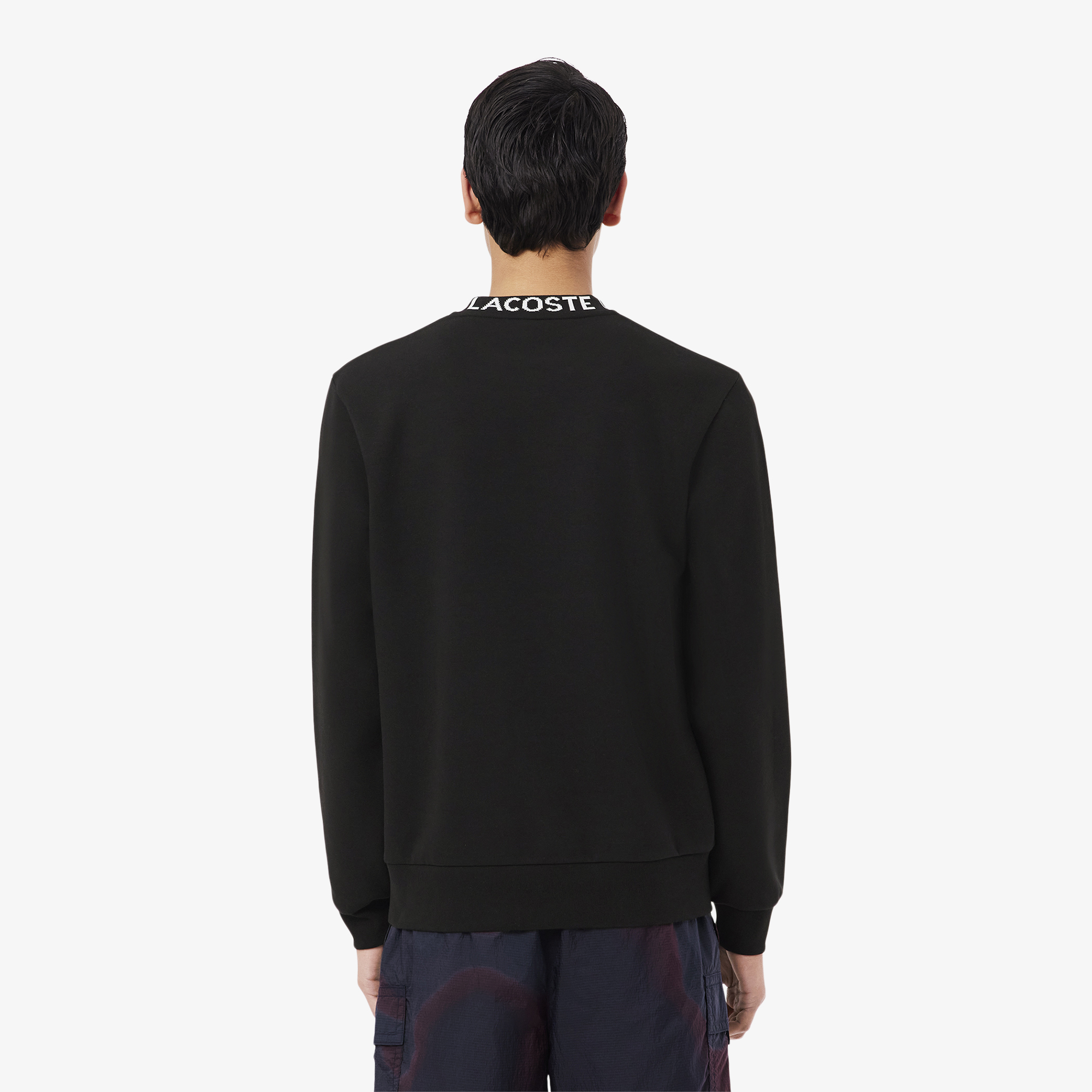 Áo Nỉ Lacoste Nam Chất Liệu Jersey Có Logo Jacquard