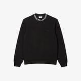 Áo Nỉ Lacoste Nam Chất Liệu Jersey Có Logo Jacquard