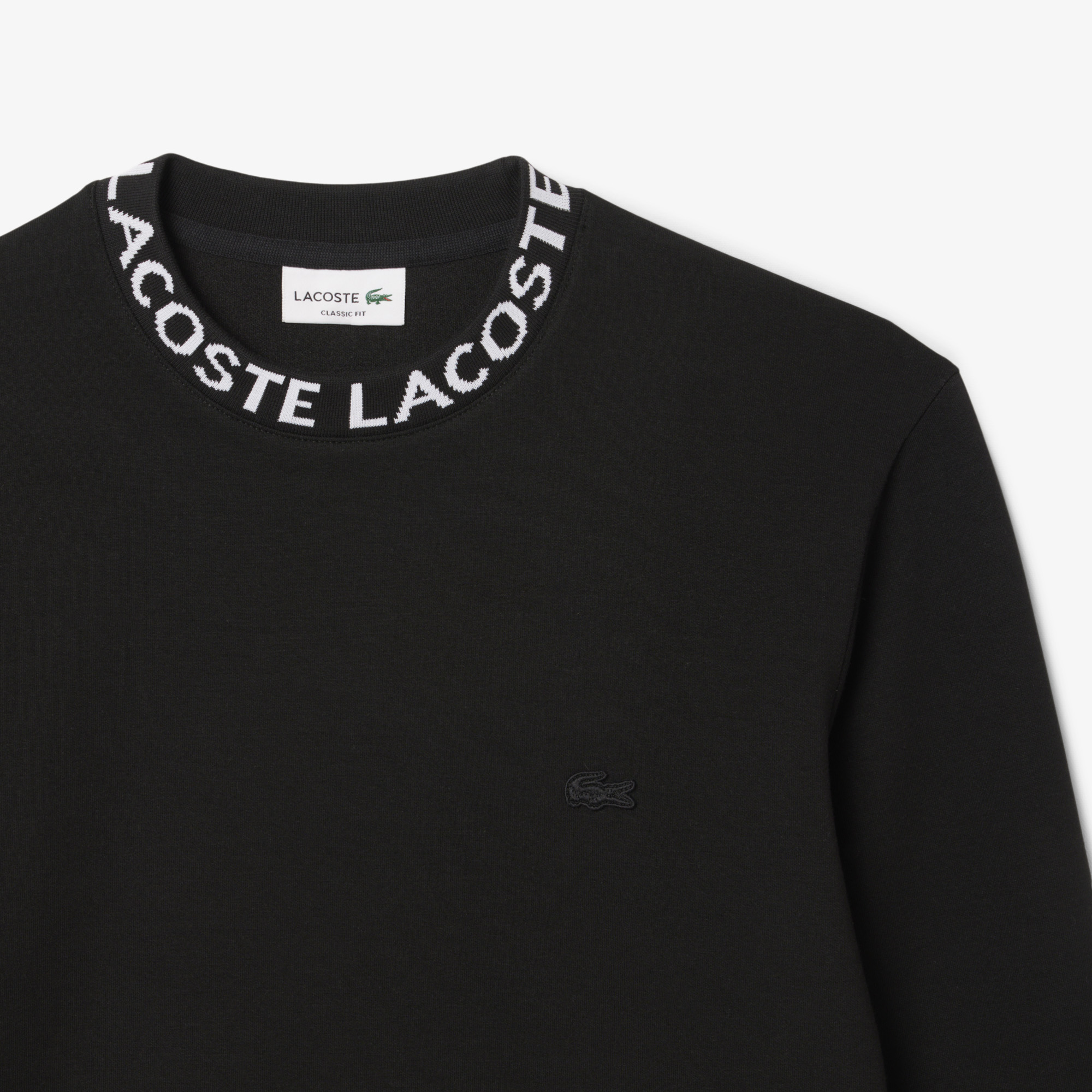 Áo Nỉ Lacoste Nam Chất Liệu Jersey Có Logo Jacquard