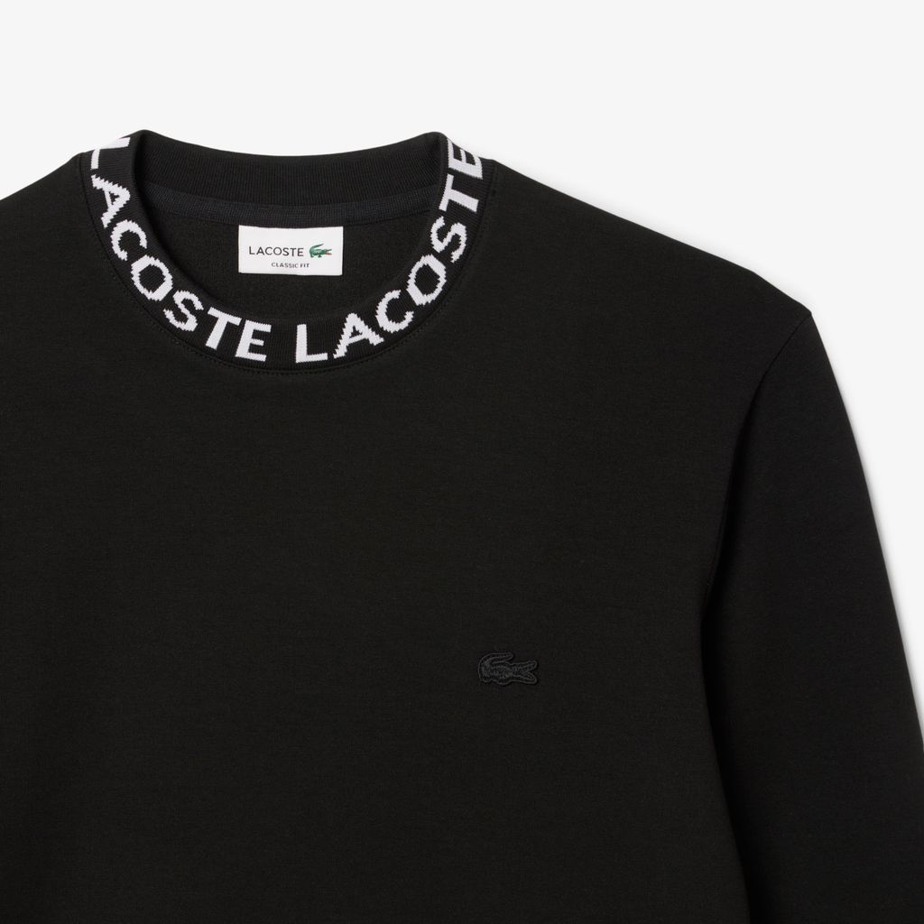Áo Nỉ Lacoste Nam Chất Liệu Jersey Có Logo Jacquard