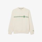 Áo Nỉ Tennis Lacoste Nam In Họa Tiết