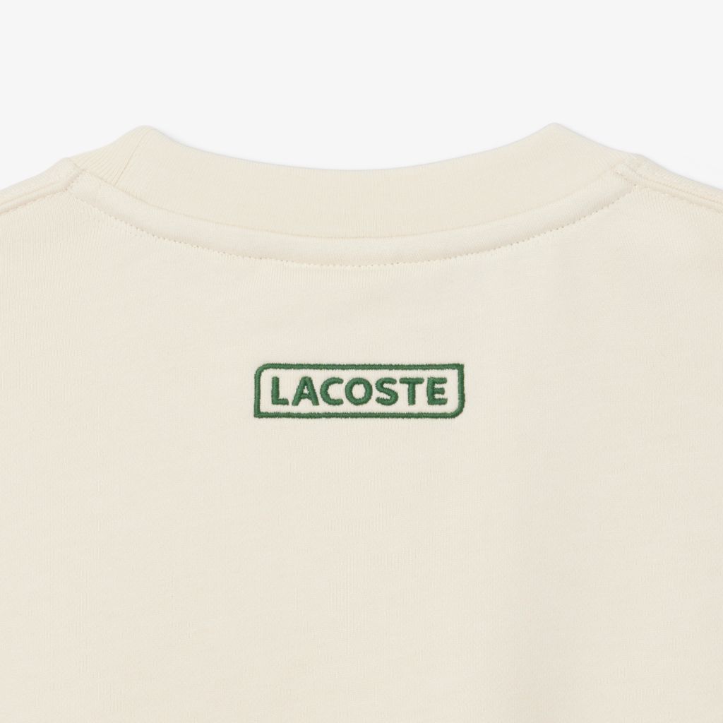Áo Nỉ Tennis Lacoste Nam In Họa Tiết