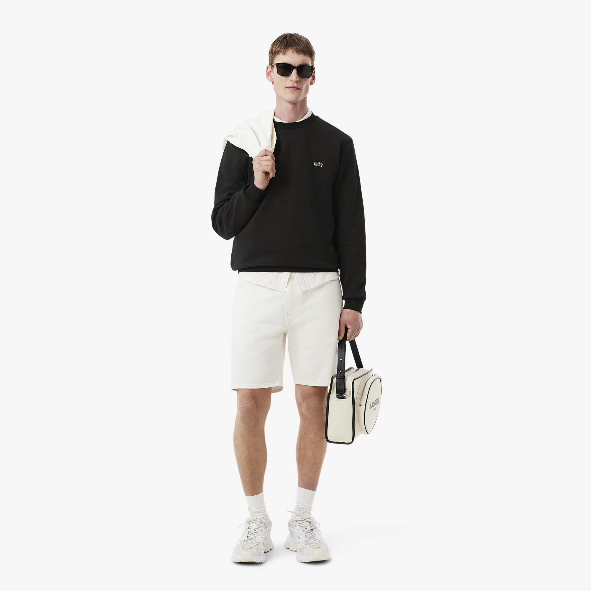 Áo Nỉ Lacoste Nam Dáng Cổ Điển