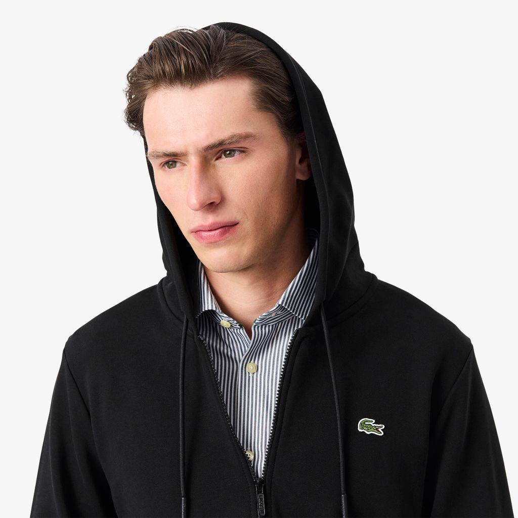 Áo Nỉ Lacoste Nam Dáng Cổ Điển Có Khoá Kéo