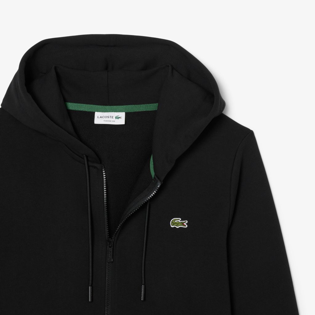 Áo Nỉ Lacoste Nam Dáng Cổ Điển Có Khoá Kéo