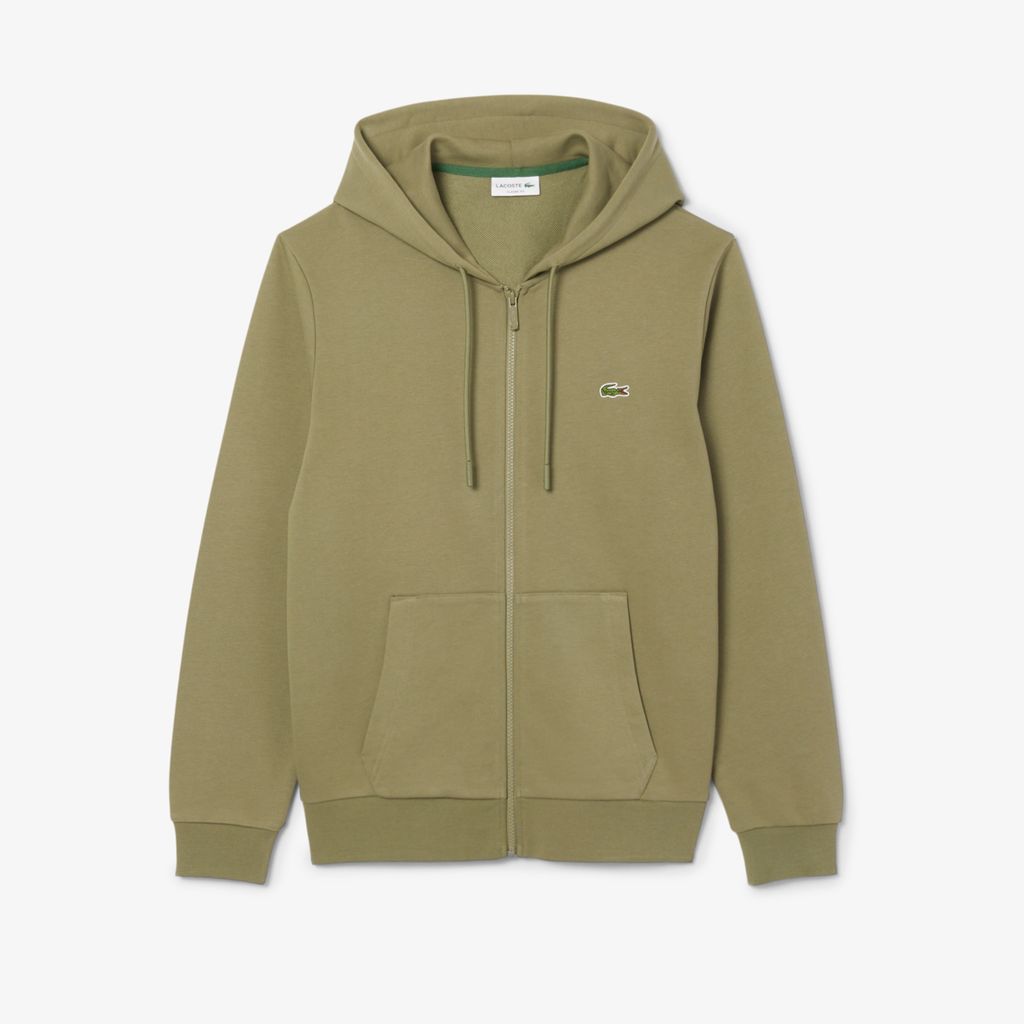 Áo Nỉ Lacoste Nam Dáng Cổ Điển Có Khoá Kéo