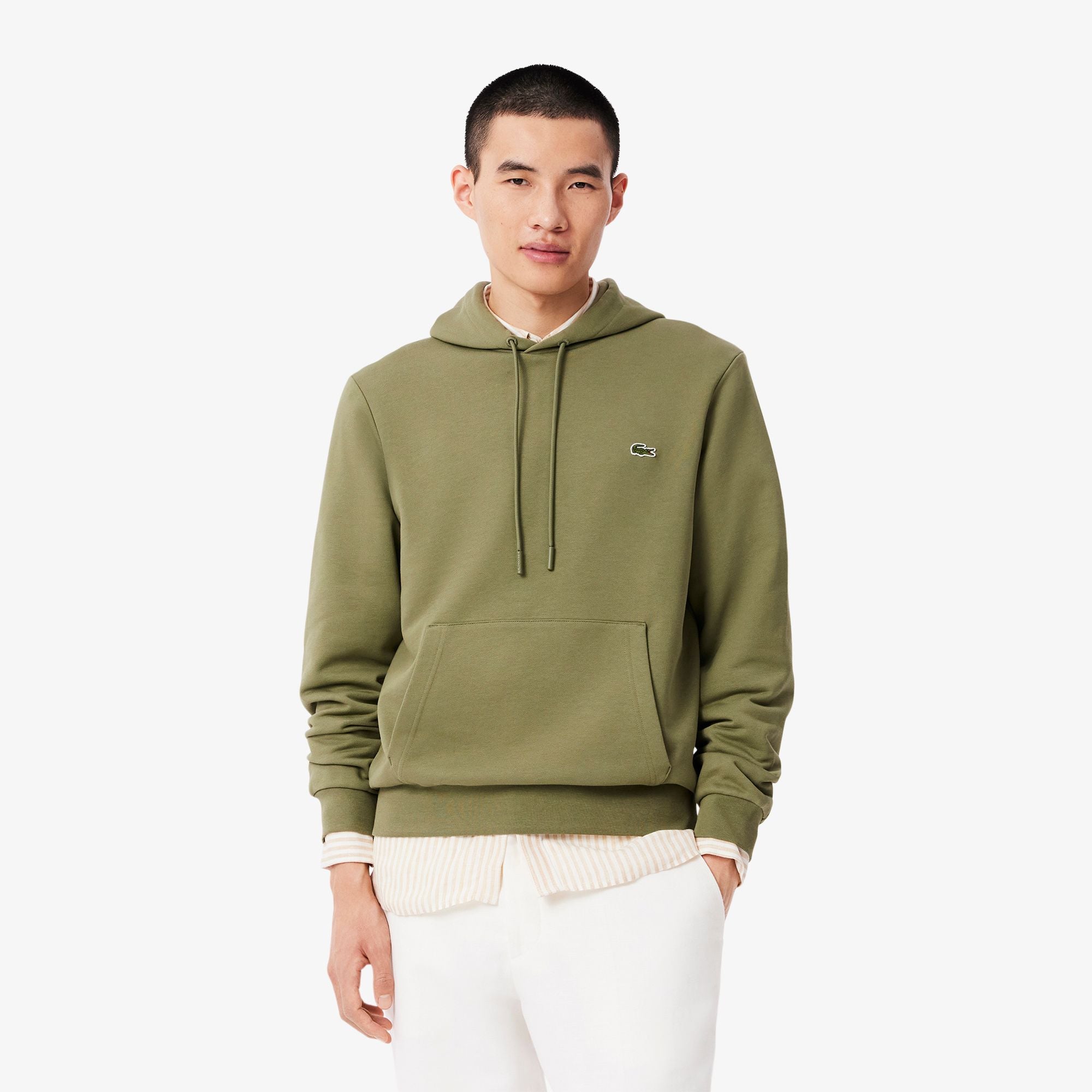 Áo Nỉ Hoodie Lacoste Nam Chất Liệu Cotton