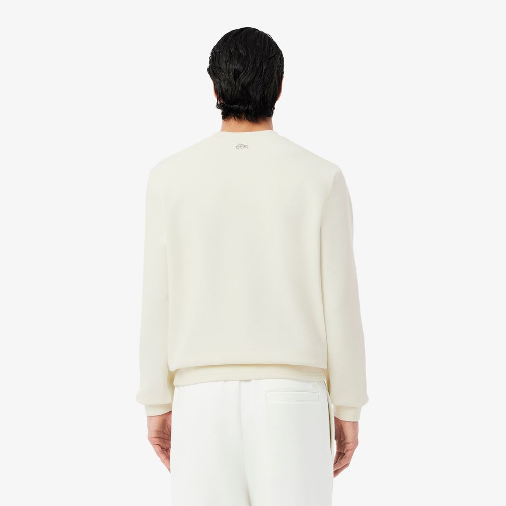 Áo Nỉ Lacoste Nam Chất Liệu Piqué Logo Dập Nổi
